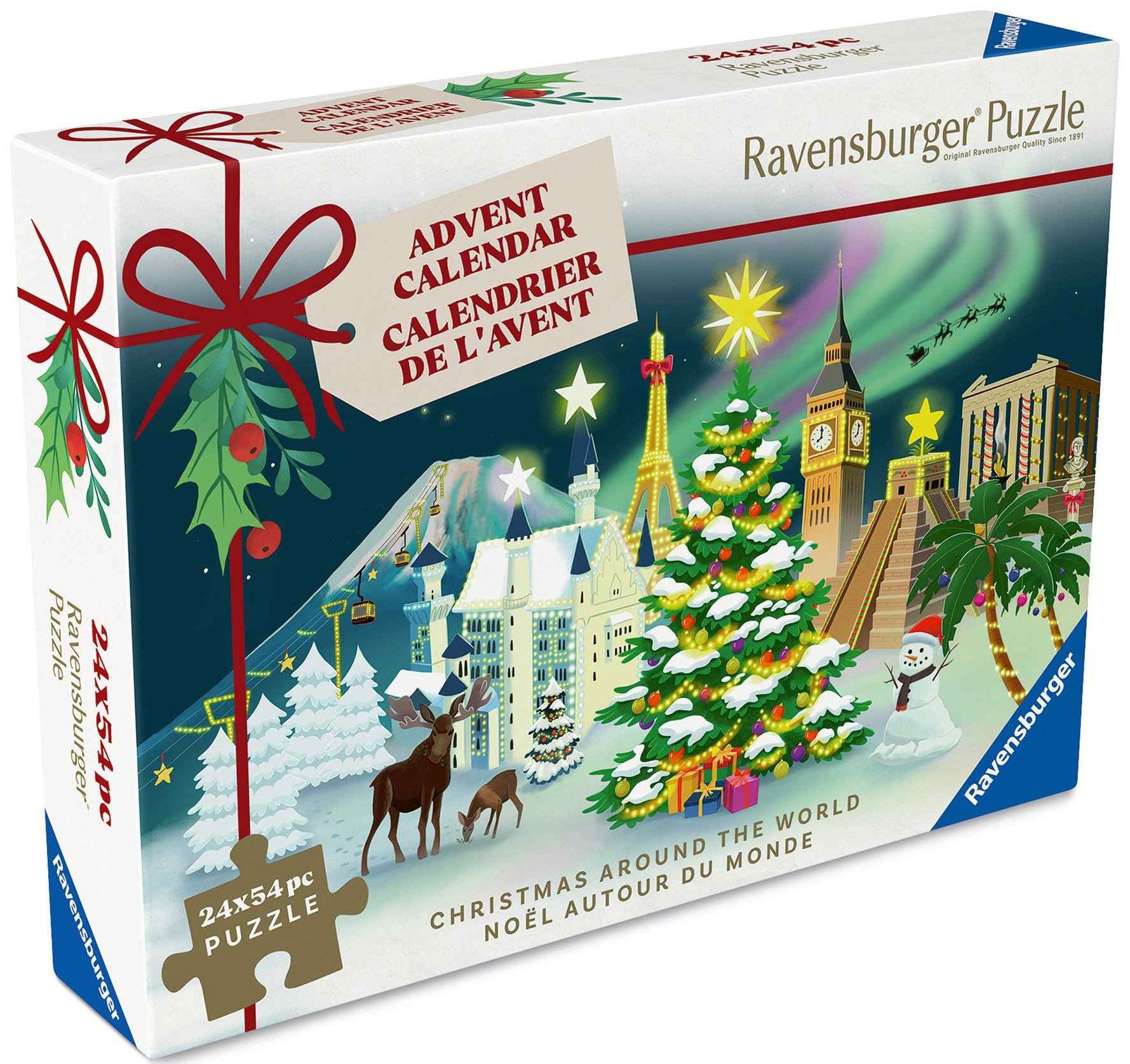 Ravensburger Puzzle 54 Teile - Puzzle-Adventskalender, Puzzleteile günstig online kaufen