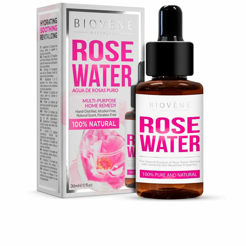 Biovenè Körperpflegemittel Rose Water Pure and Natural Multi-Purpose Home Remedy 30ml