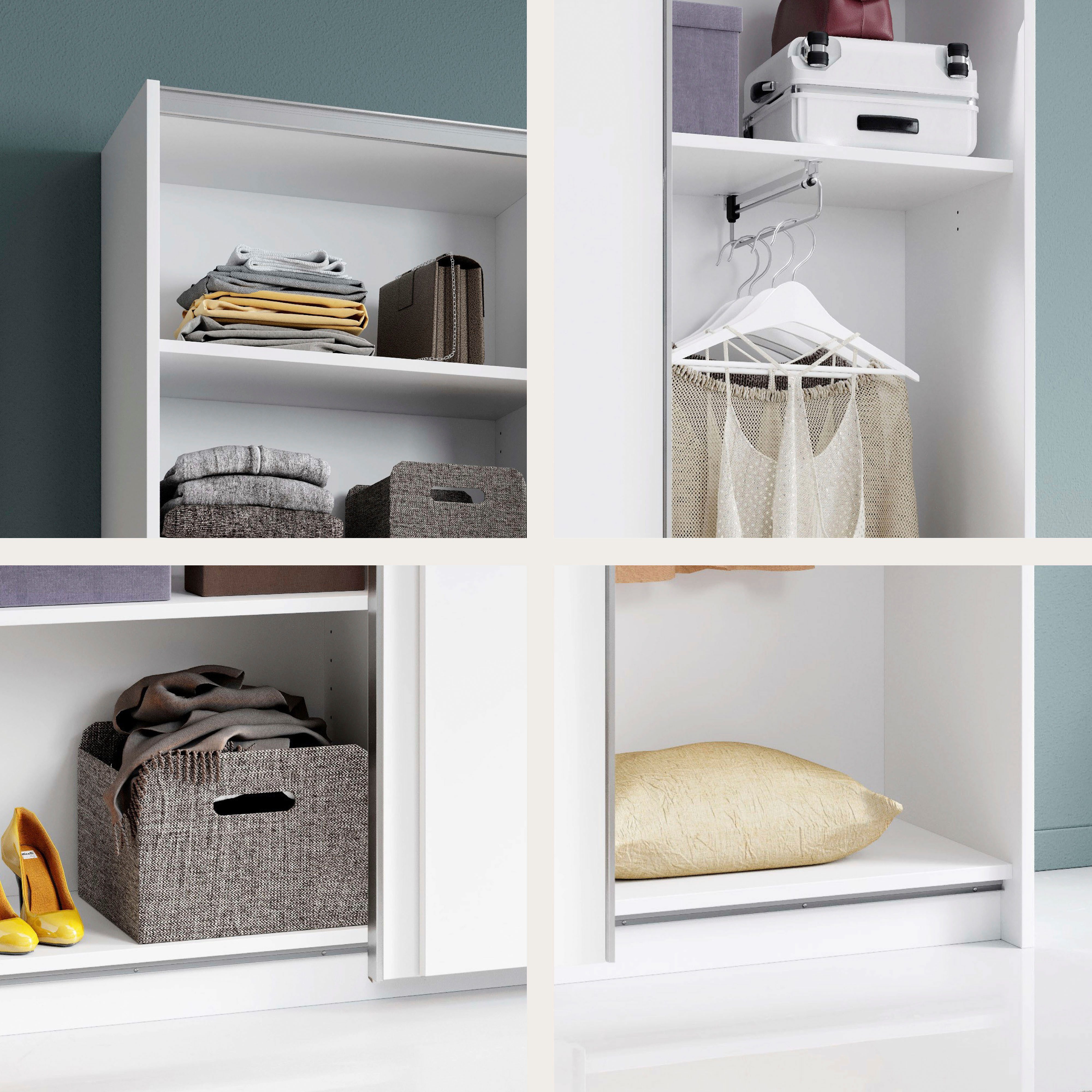 Schlafkontor Schwebetürenschrank Heimo/Fast Schrank Kleiderschrank Garderob günstig online kaufen