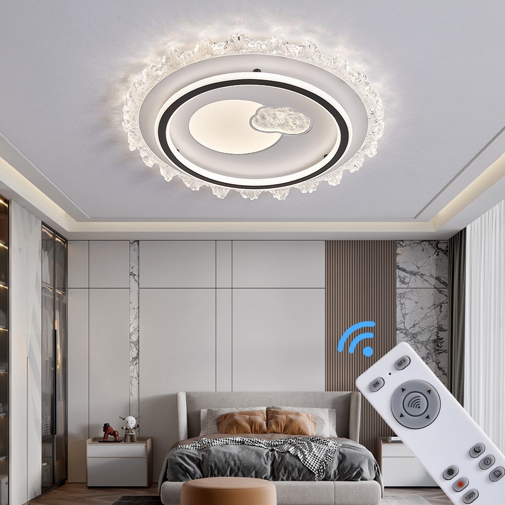 Eurotondisplay LED Deckenleuchte LED Deckenleuchte Fernbedienung/Handy-App günstig online kaufen