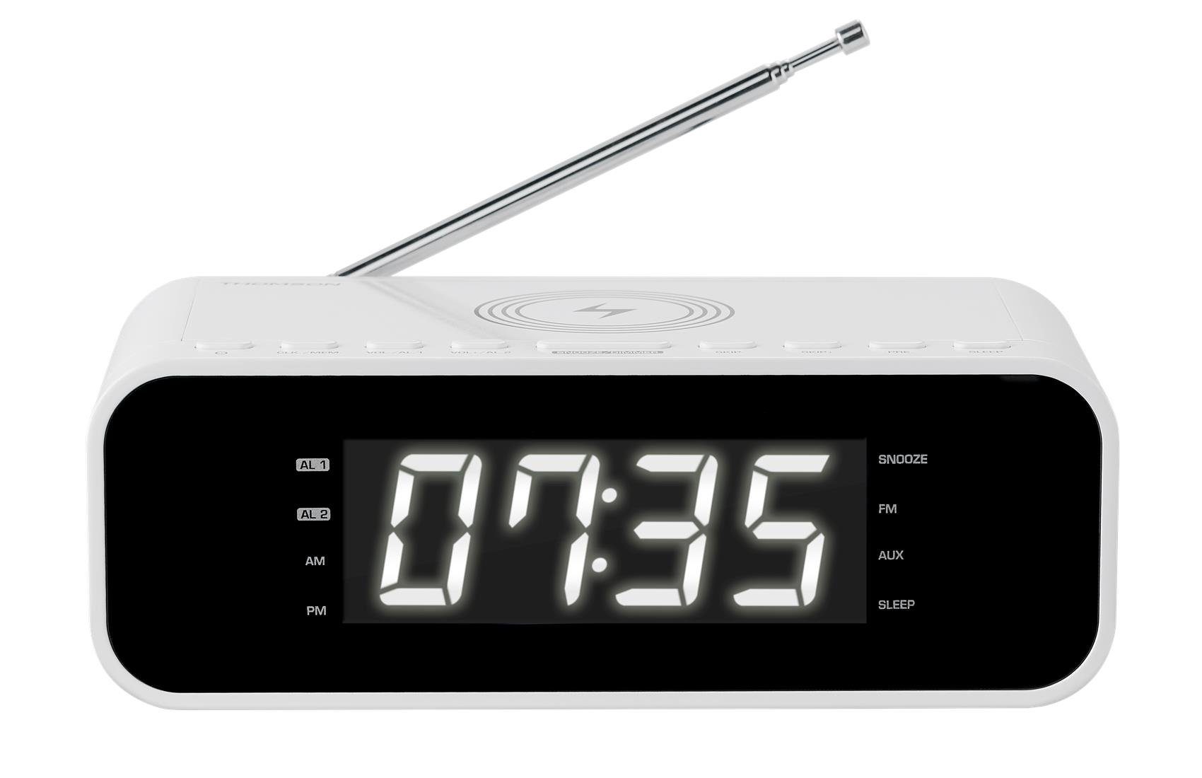 Thomson Радіо годинники CR221I - weiß mit Induktionstechnologie