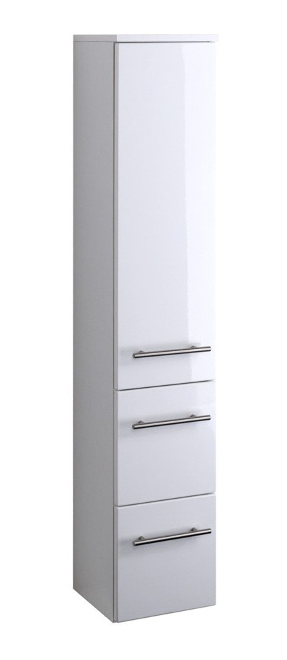 Basera® Midischrank Ricarda 25 cm breit weiß, Badezimmermöbel