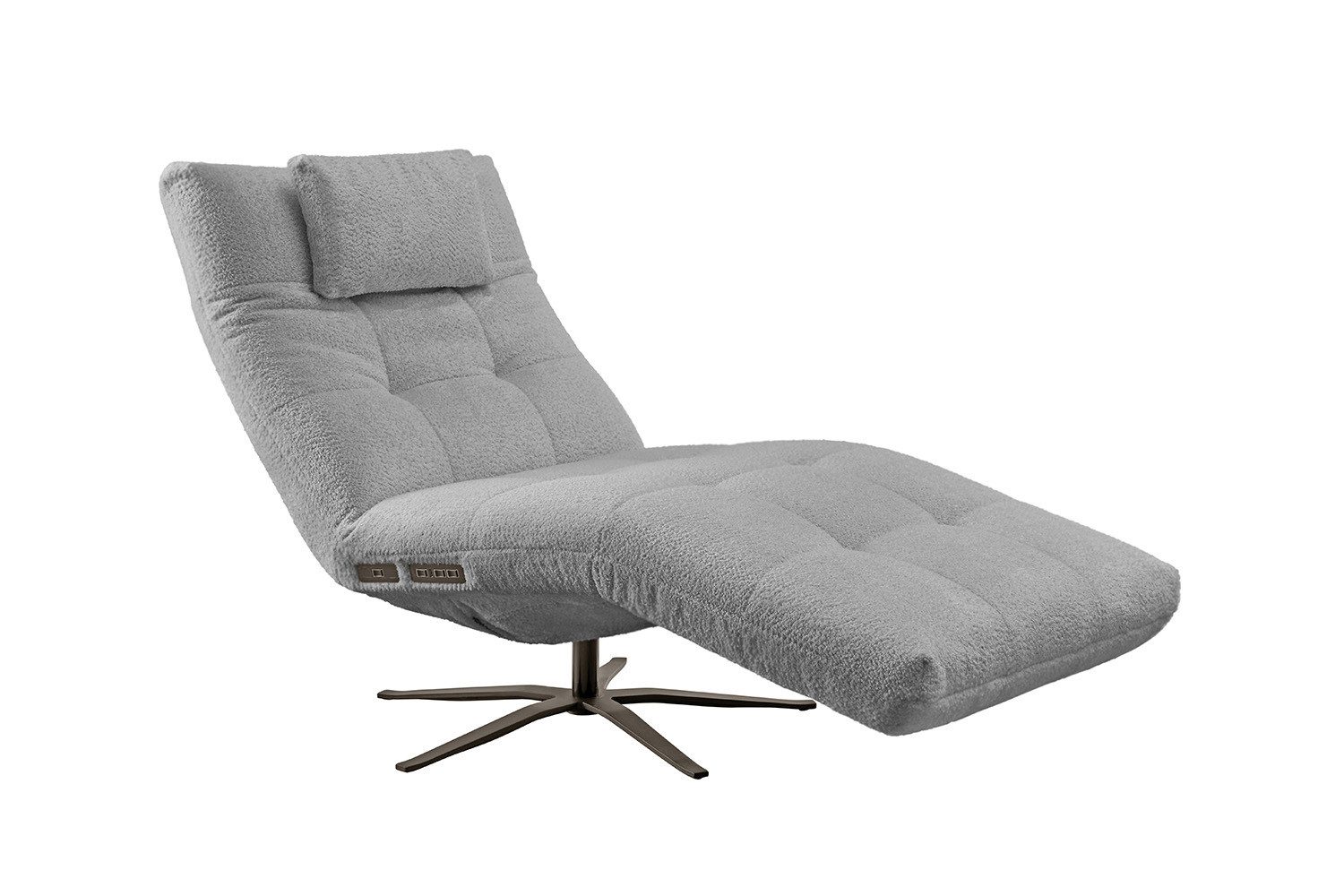 KAWOLA Relaxliege LETICIA, motorisch mit Nackenkissen verschiedene Bezüge und Цвета(ов)