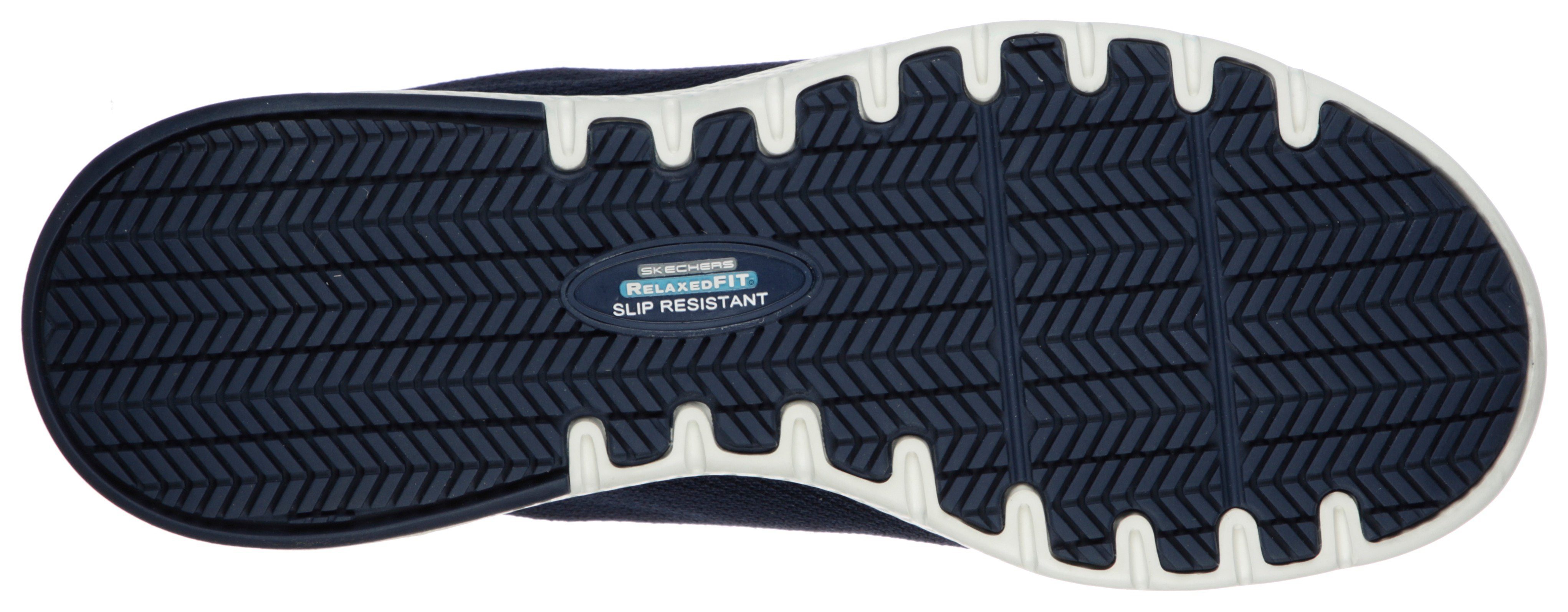 navy Laufsohle - rutschhemmender mit WAIOLA Berufsschuh MARSING Skechers