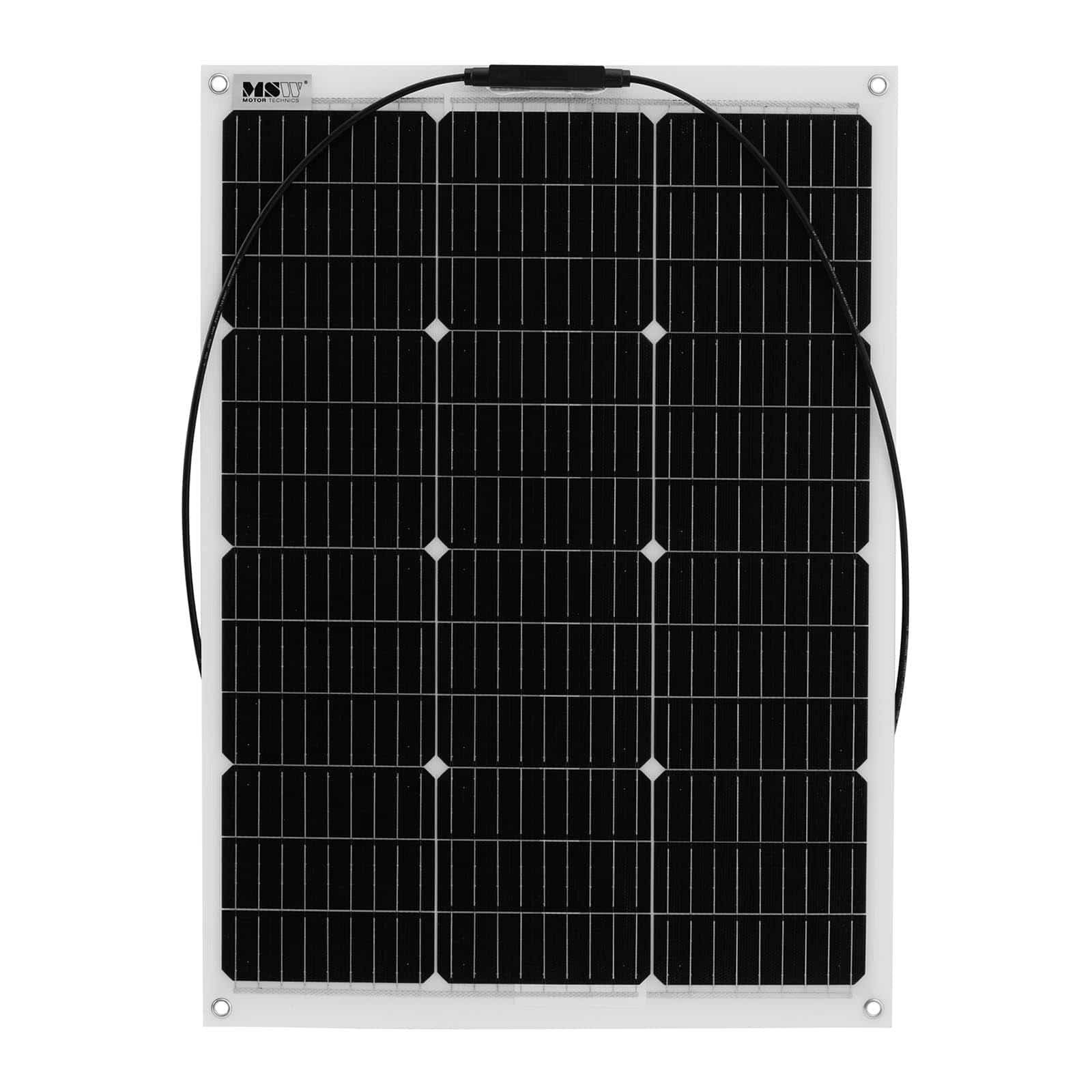 MSW Solarmodul Solarmodul Flexibles 70W Monokristallin Solarpanel