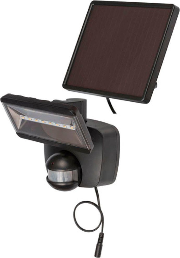 Brennenstuhl LED Solarleuchte SOL Solar-Panel fest Bewegungsmelder Tageslichtweiß, und mit integriert, Bewegungsmelder, 800, LED