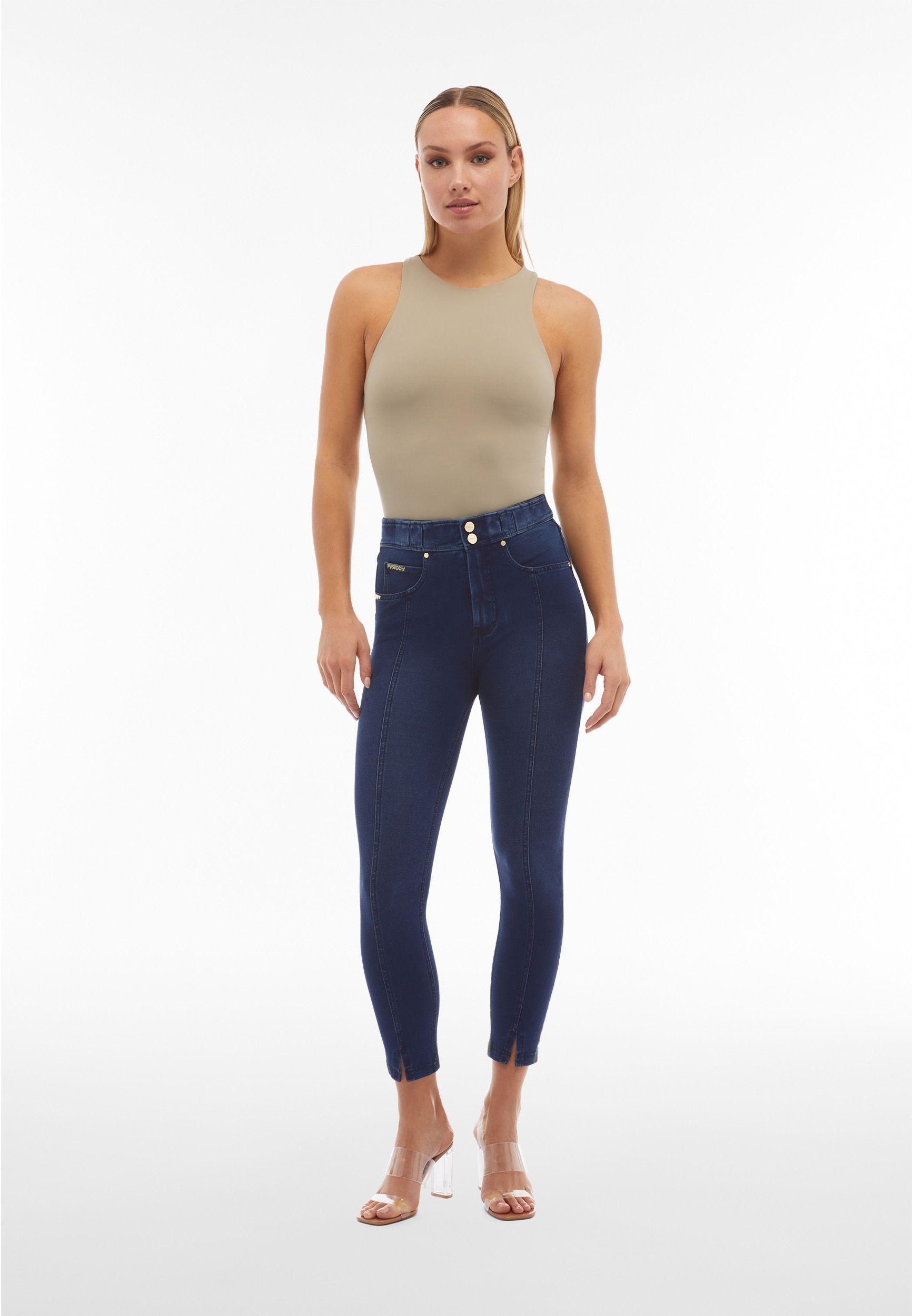 Freddy Jeansjeggings N.O.W.® Denim-Jersey-Hose mit hohem günstig online kaufen