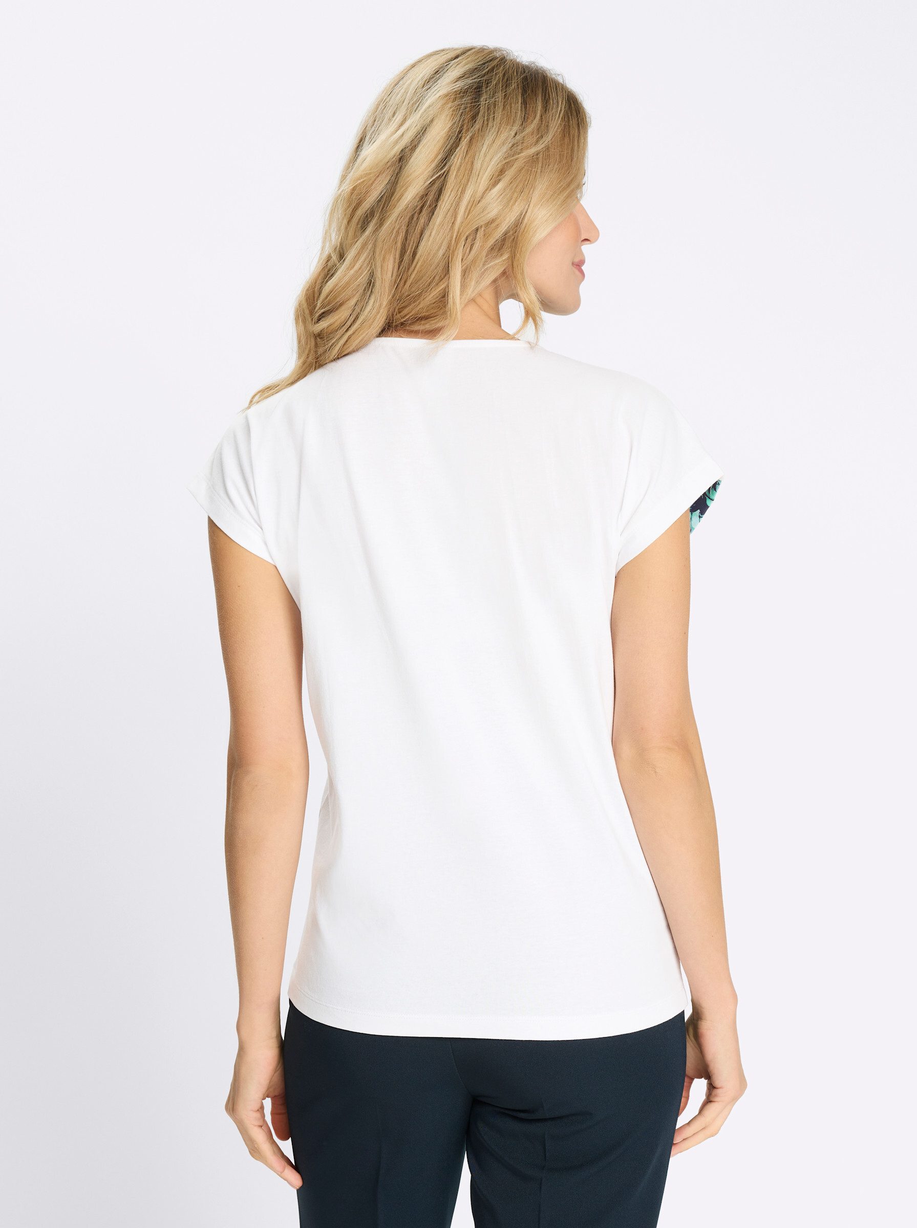 Sieh an! T-Shirt Kurzarm-Shirt Extra kurz – Bild 2 von 5