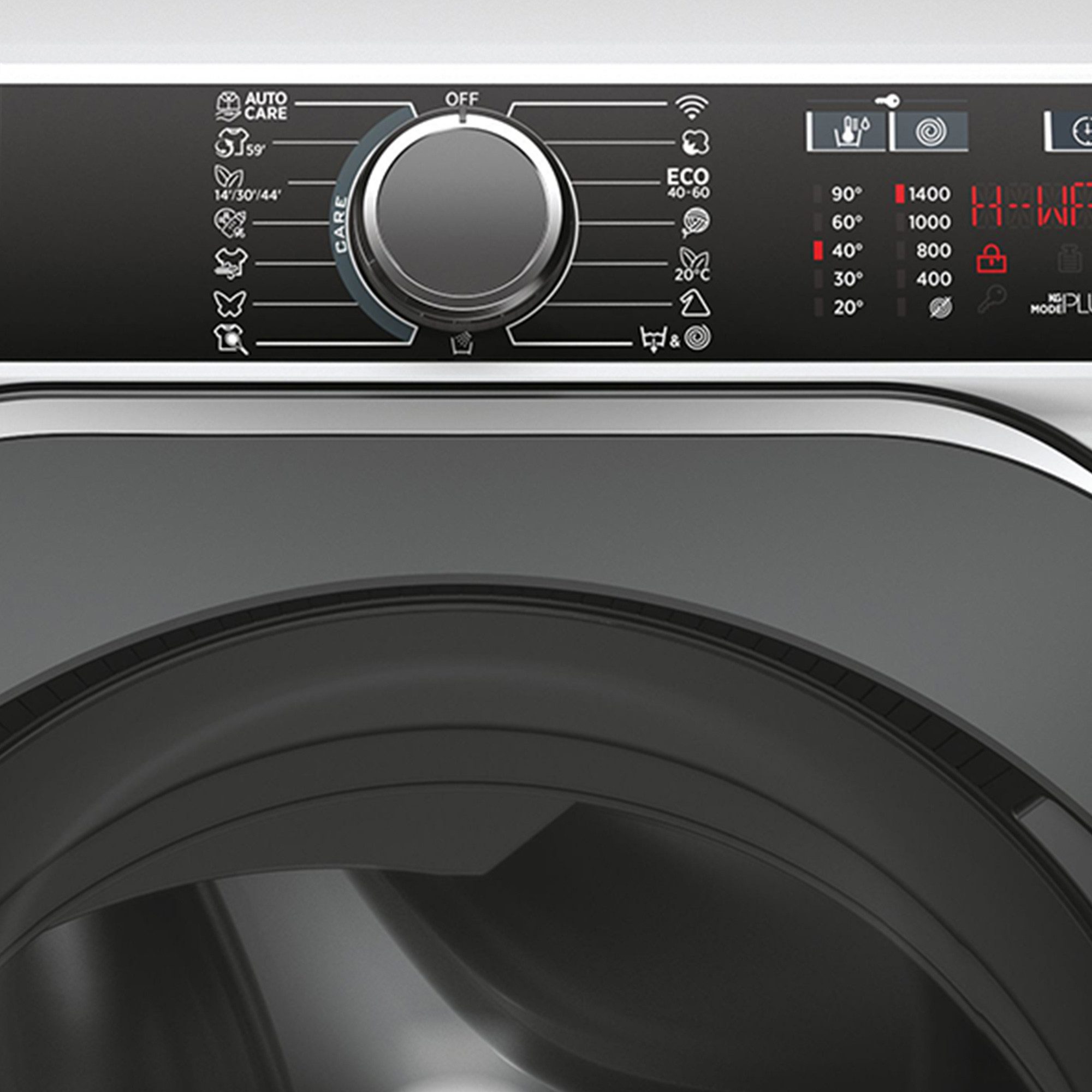 Hoover Waschmaschine HWP 411AMBC/1-S, 11 kg, 1400 U/min, Power Care, ActiveSteam, hOn App / Wi-Fi + Bluetooth – Bild 4 von 5