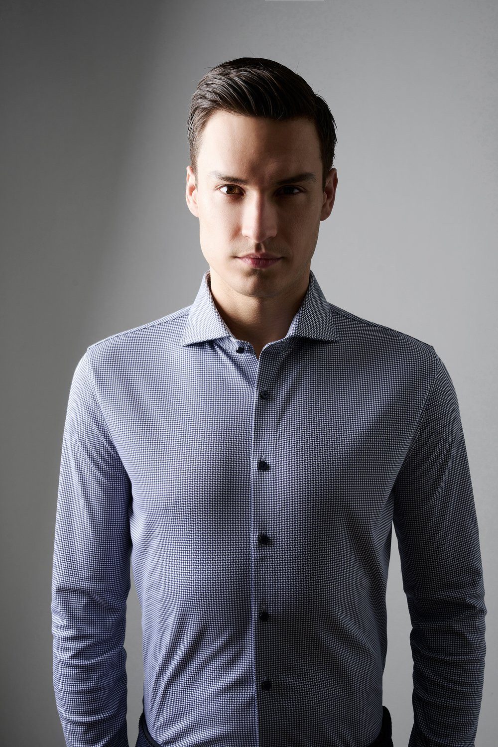 DESOTO Langarmhemd Jerseyhemd Essential Hai langarm Flexibler Stretch
