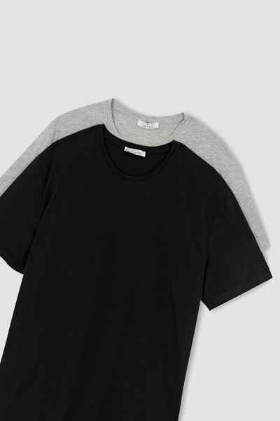 DeFacto Kurzarmshirt »T-Shirt« (Packung, 2-tlg)