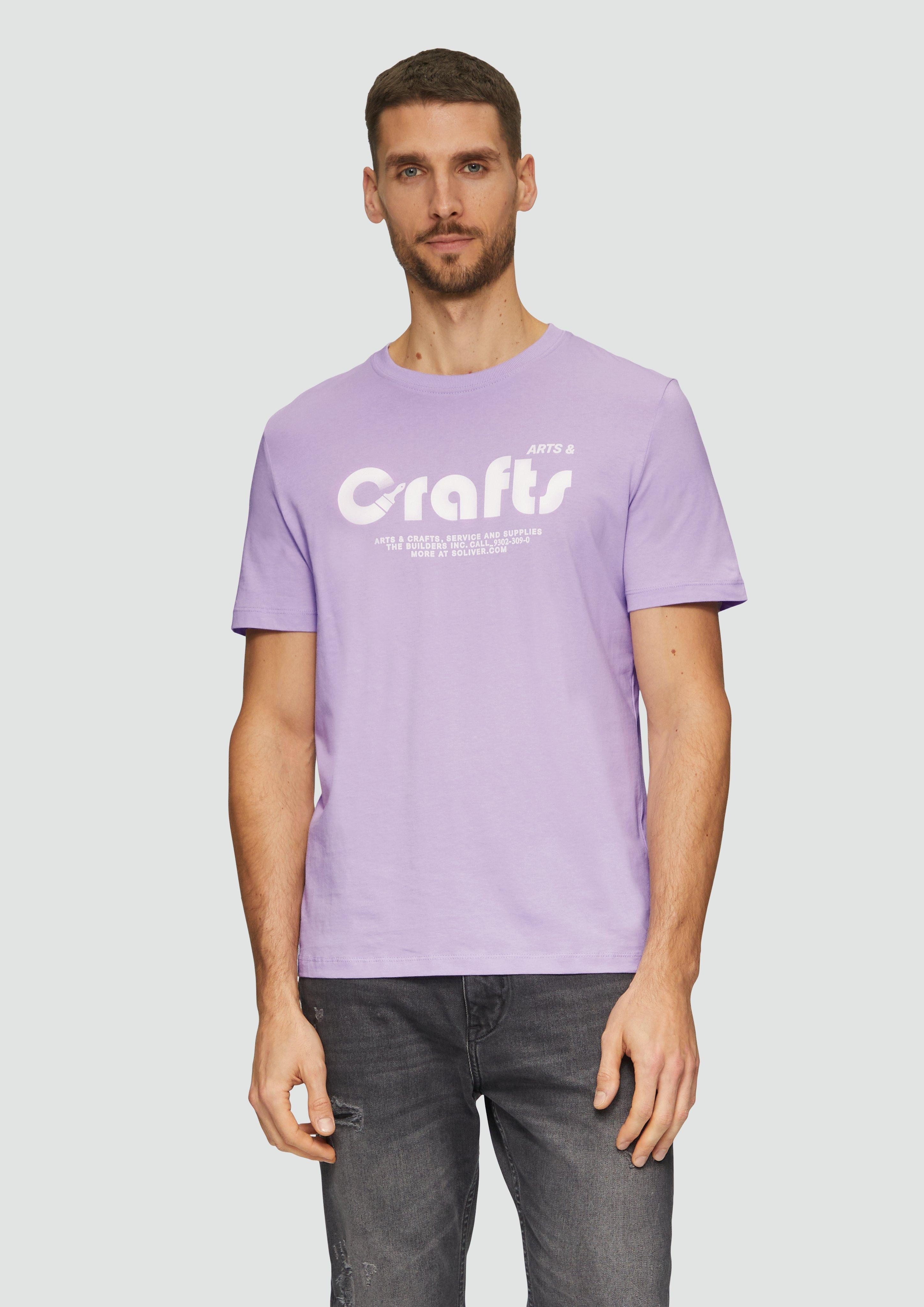s.Oliver Kurzarmshirt T-Shirt mit Crew Neck günstig online kaufen