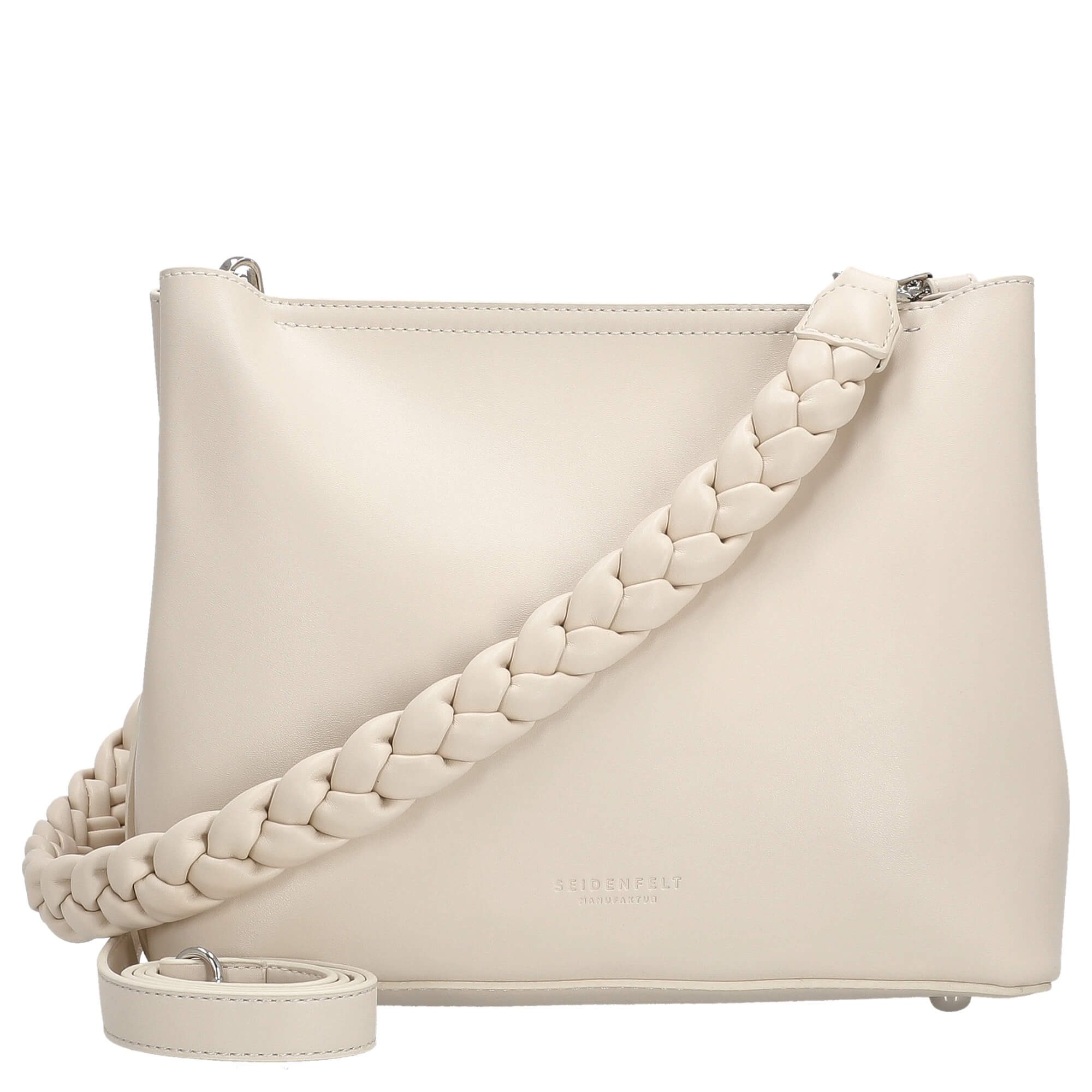 Umhängetasche Melbu Hobo - Schultertasche 26 cm (creme)