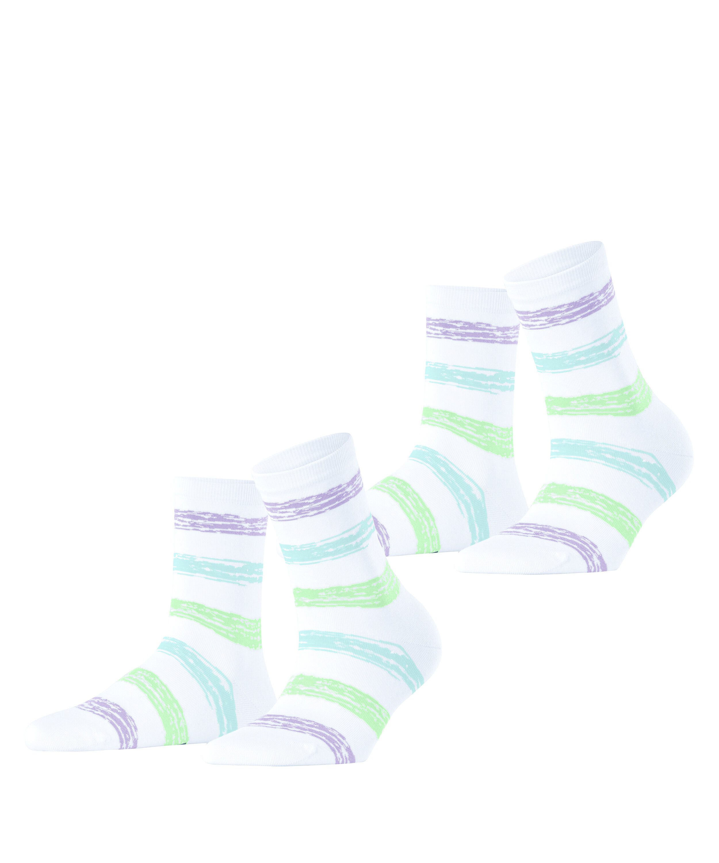 Socken Brushed Stripes 2 Pack
