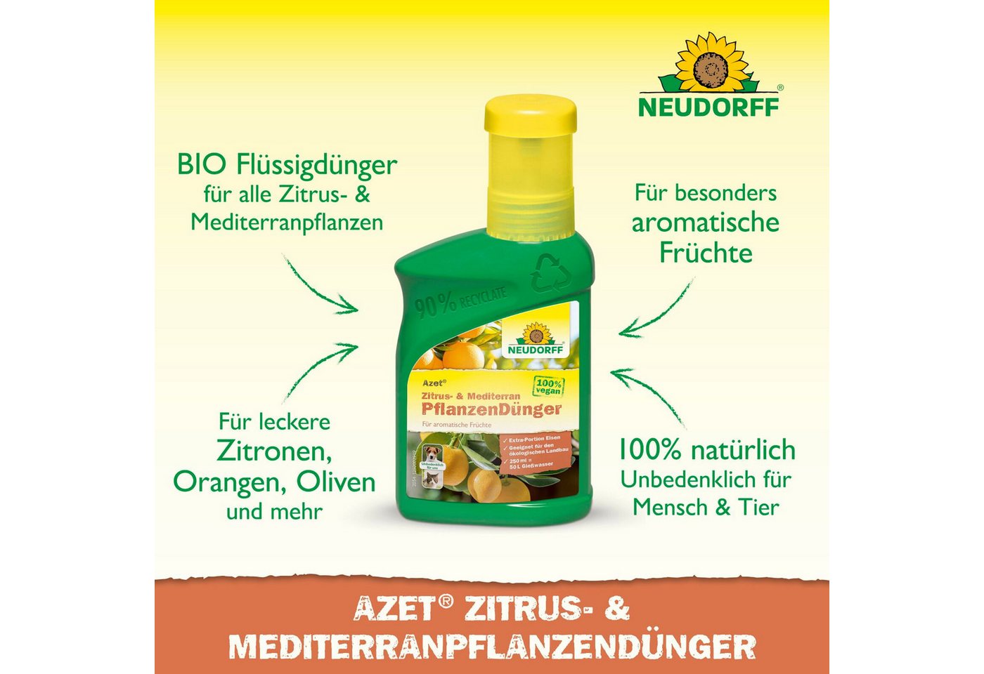 Thumbnail - Neudorff Pflanzendünger BioTrissol Zitrus- & MediterranpflanzenDünger 250 ml