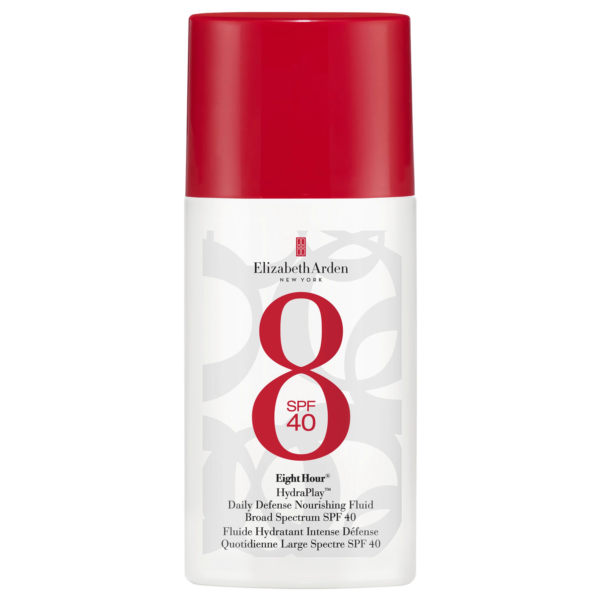 Elizabeth Arden Sonnenschutzcreme EIGHT HOUR HYDRAPLAY DAILY DEFENSE SPF 40, für das Gesicht, mit Lichtschutzfaktor 40, parfümfrei, vegan