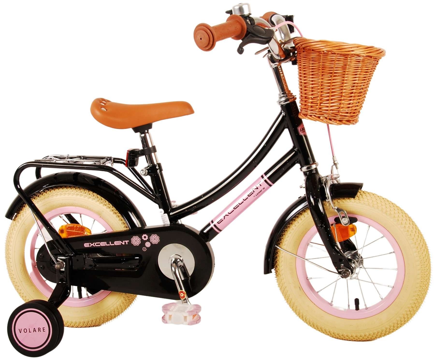 schwarz Excellent Volare ohne 12 Schaltung, Kinderfahrrad 1 Kinderfahrrad, Gang, Zoll