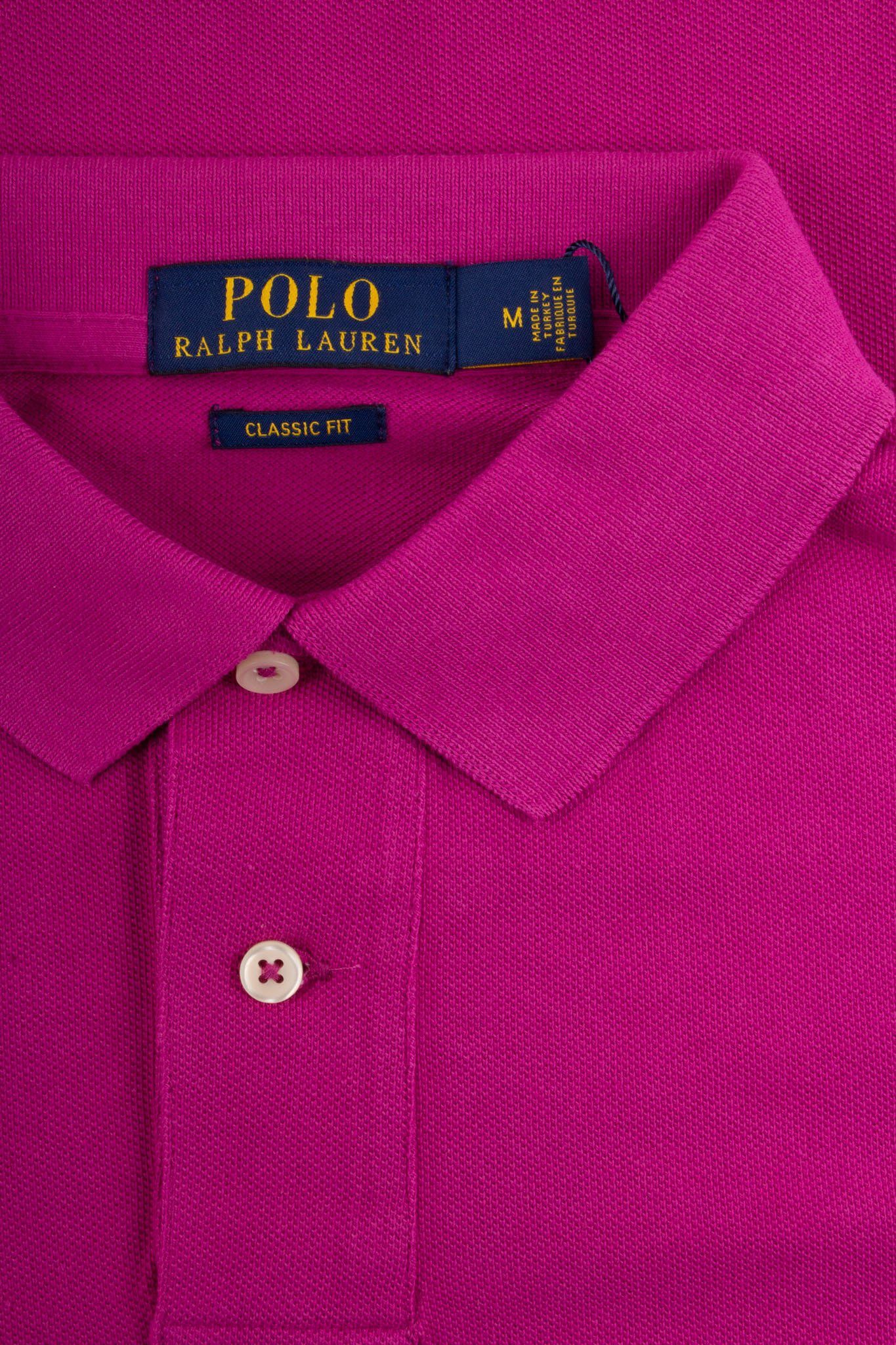 Classic - Lauren Hellblau Poloshirt Herren Poloshirt Herren Ralph Ralph Lauren Fuchsia Poloshirt – Fit