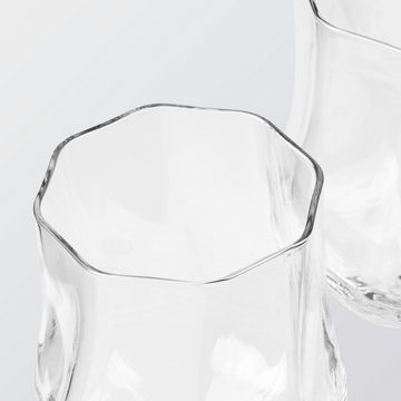 Broste Copenhagen Gläser-Set Limfjord Rotweinglas klar 400ml, Glas