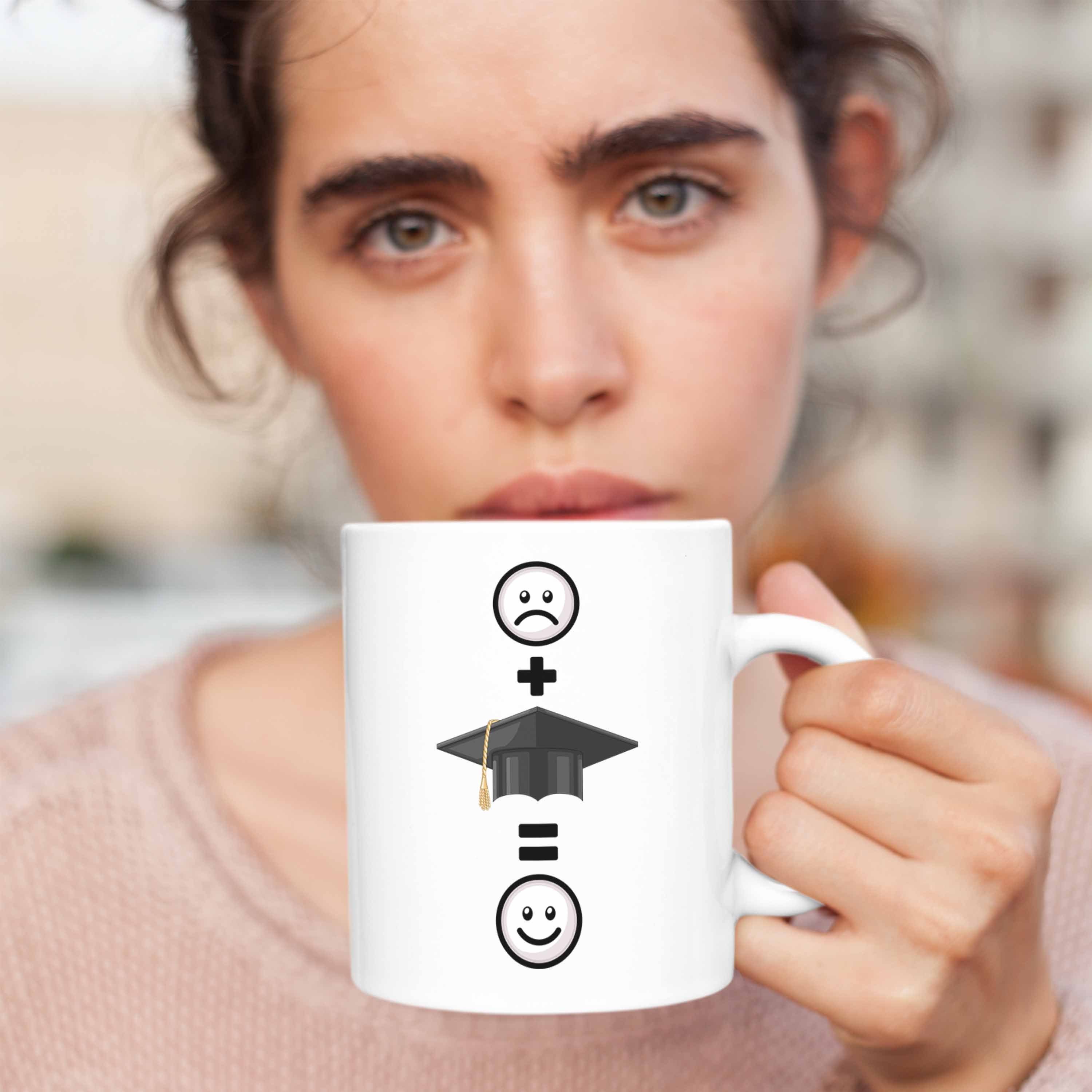 für Tasse Maste Trendation Weiss Abschluss Prüfung Bacherlor Geschenk Tasse Bestandene Abitur