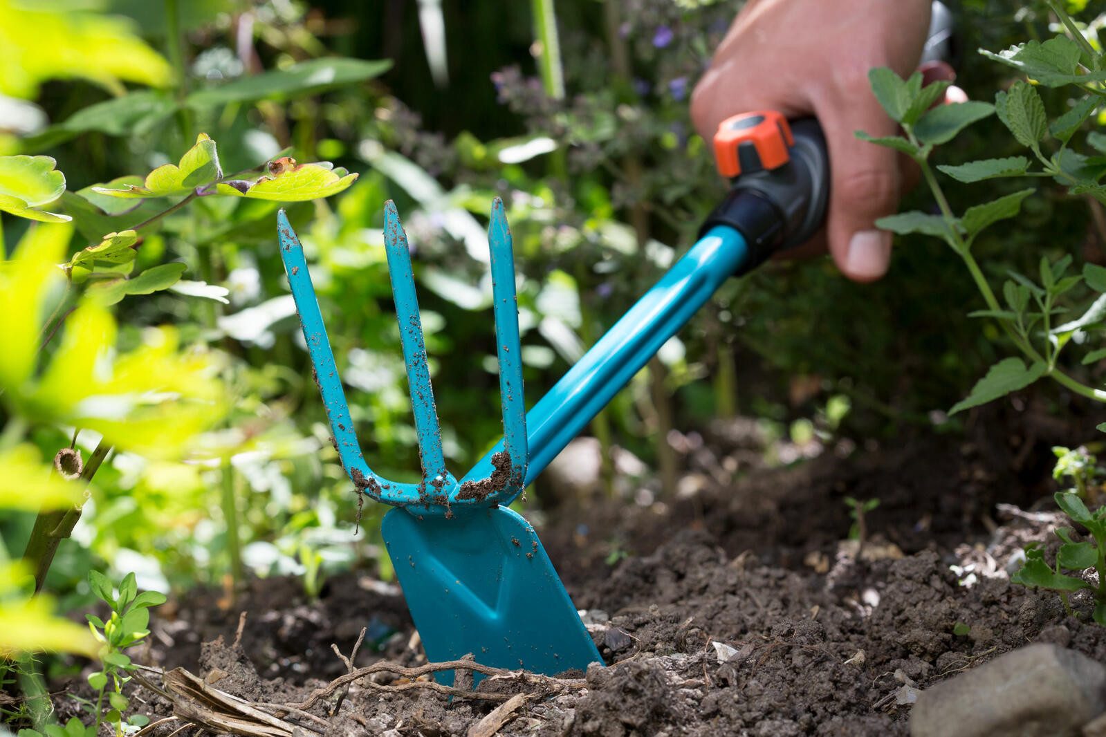 GARDENA Garten-Multifunktionsgerät Gardena Kleinhäckchen 3Zinken