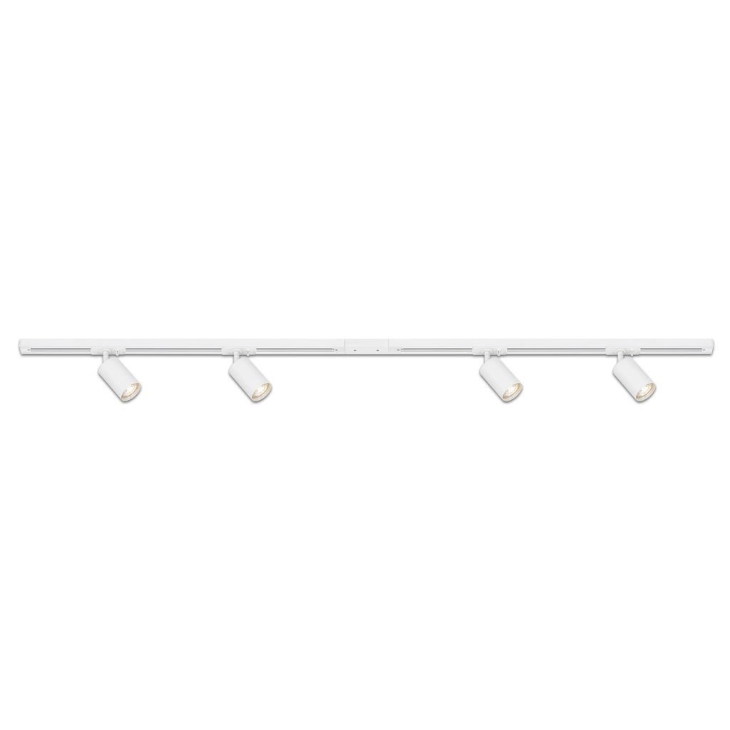 Briloner Leuchten LED Deckenleuchte 8000046, Dimmfunktion, ohne Leuchtmittel, Abhängig vom Leuchtmittel - Warmweiß / Neutralweiß / Kaltweiß, Schienensystem Rail 1,5 m Weiß max. 9W Decke Wohnzimmer Büro Küche