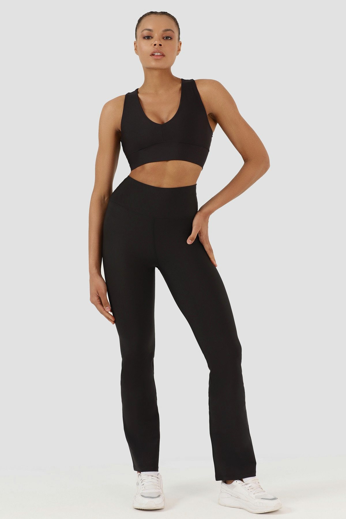 Superstacy Leggings Nichole Flare Hoch taillierte Leggings
