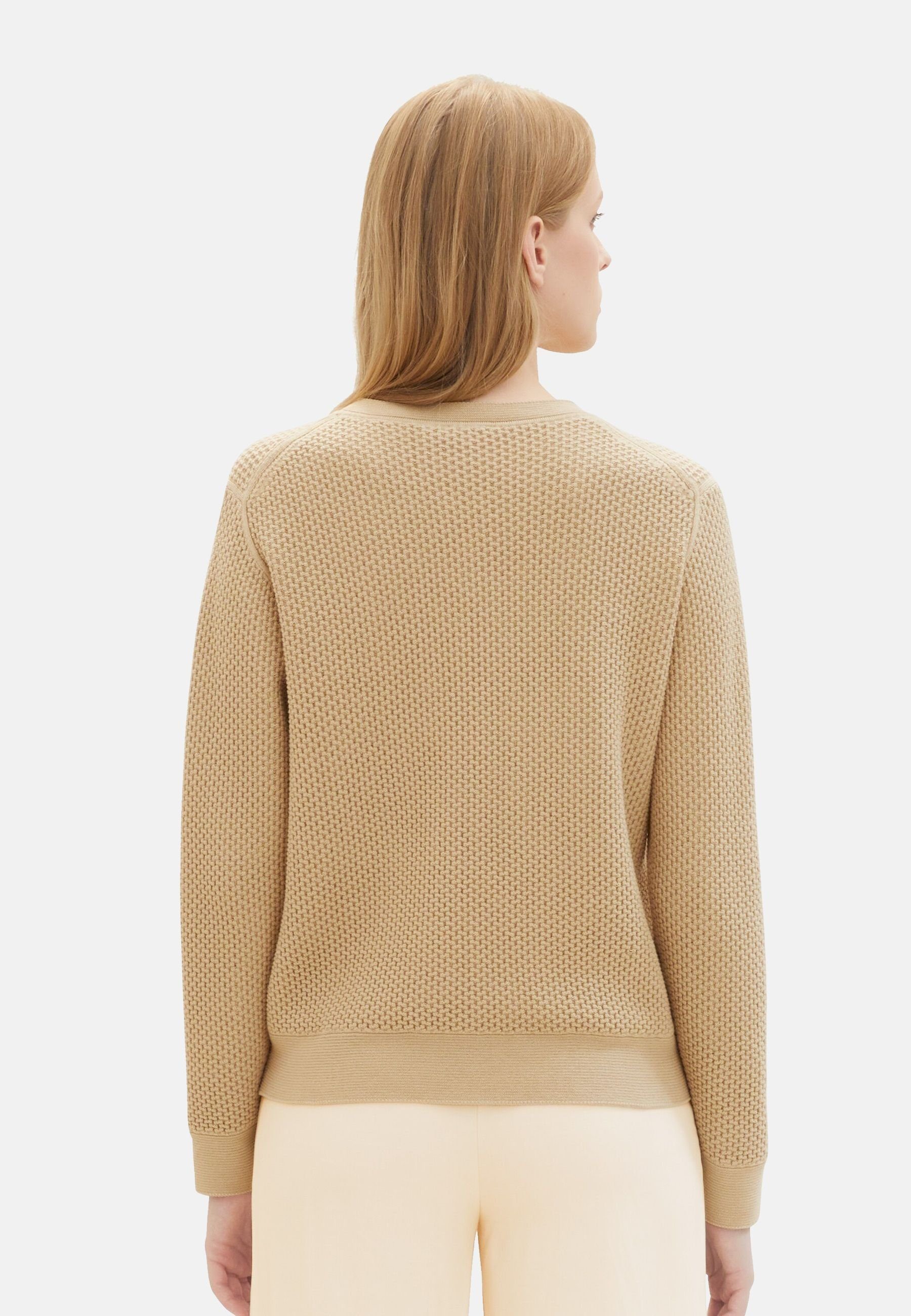 TOM TAILOR Strickpullover Pullover Strickpullover R-Neck (1-tlg)