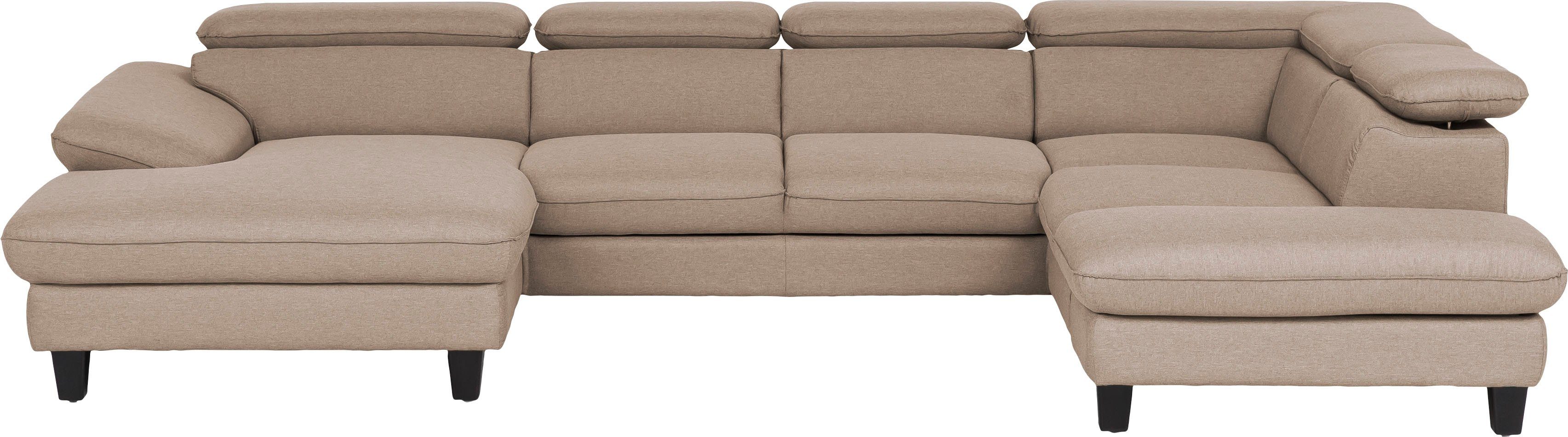 Home affaire Wohnlandschaft Pilot U-Form, mit Kopfteilverstellung, wahlweise mit Bettfunktion & Bettkasten. Reduzierter Preis € 2.149,99. Unverbindliche Preisempfehlung € 3.776,00