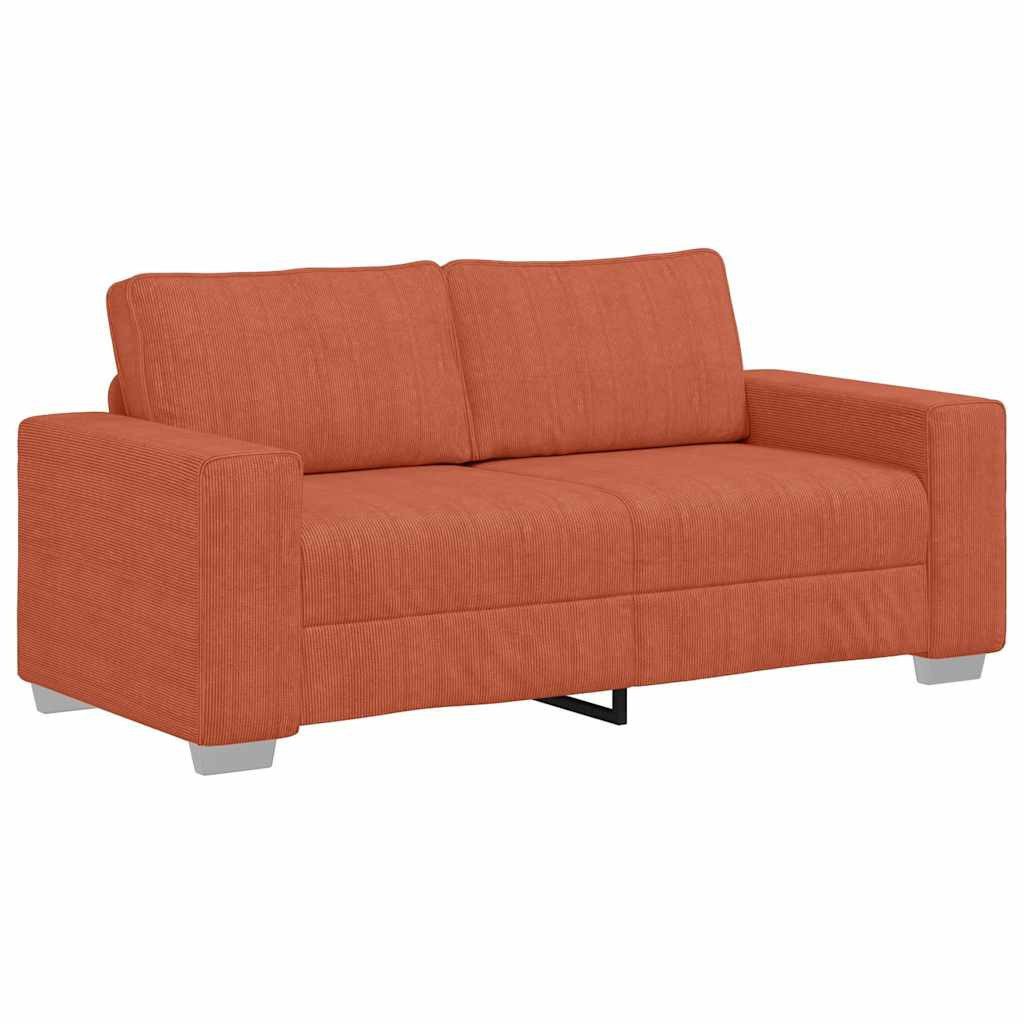 vidaXL Sofa Zweisitzer-Sofa Rot Orange 140 günstig online kaufen