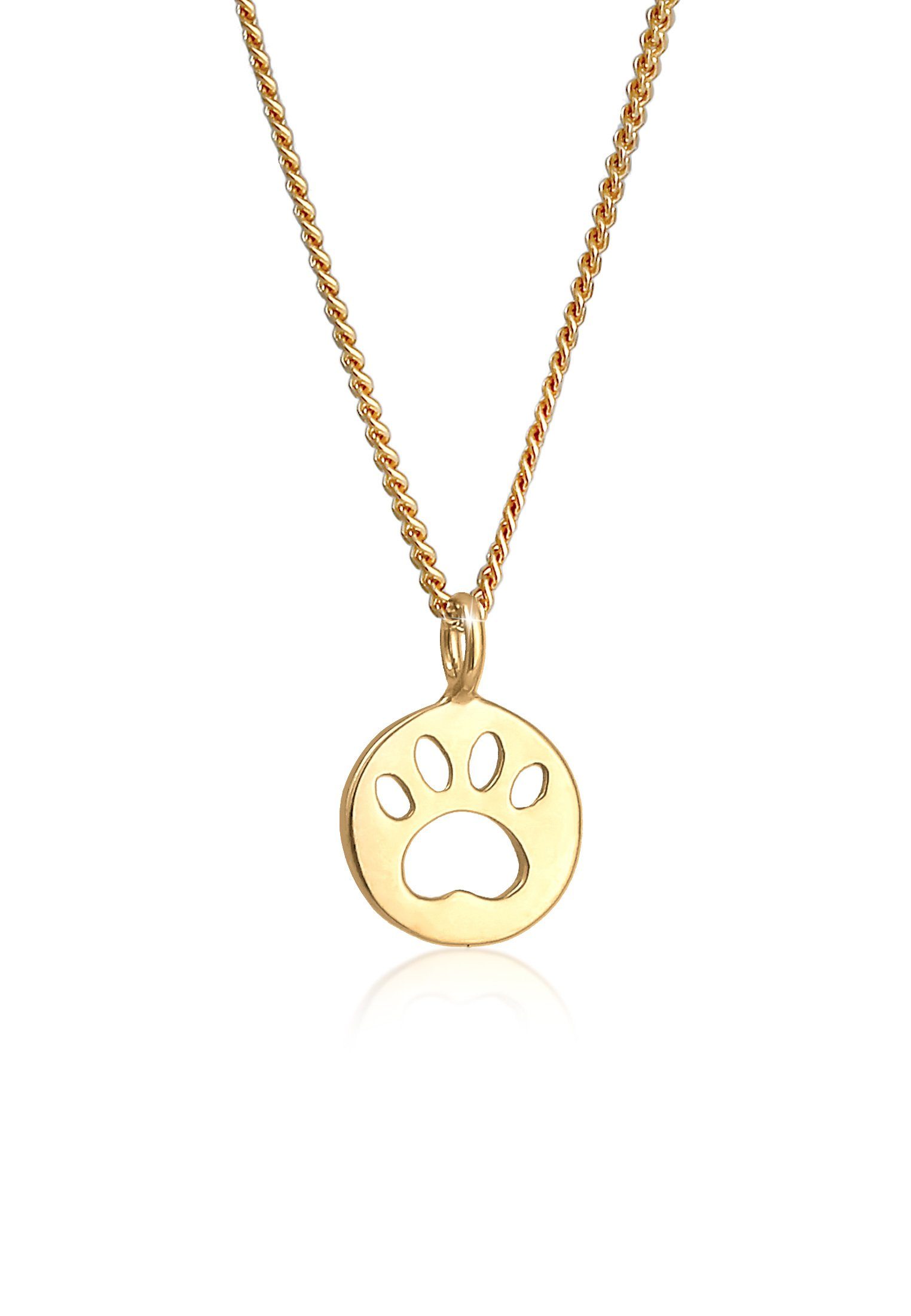 Kette mit Anhänger Kinder Pfote Katze Hund 925 Silber