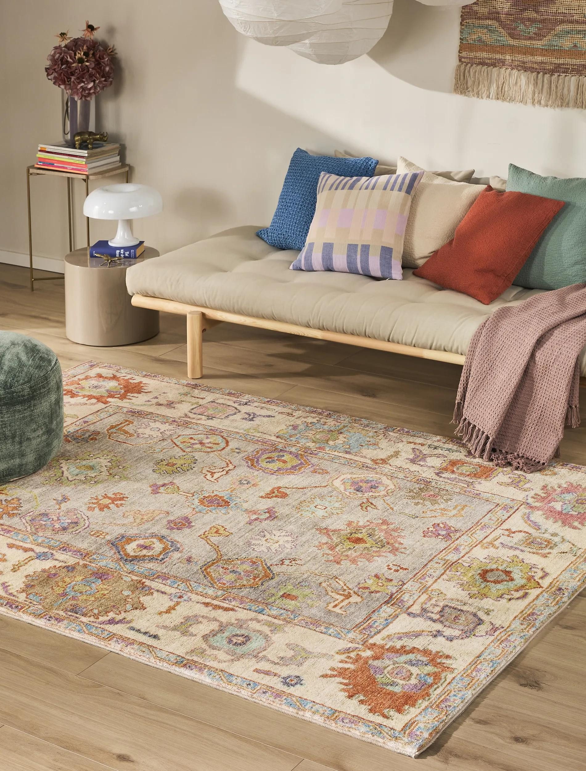 benuta Teppich Mara, rechteckig, Höhe: 6 mm, Kunstfaser, Berber, Ethno-Style, Wohnzimmer