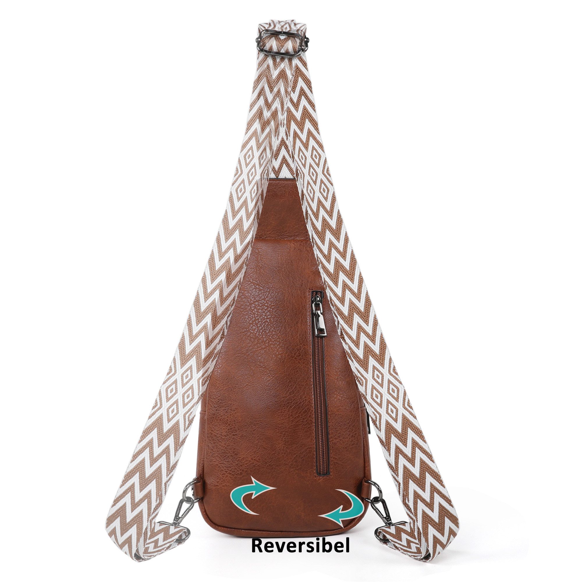 TAN.TOMI Umhängetasche Bauchtasche Damen Stylisch Umhängetasche Klein Crossbody Bag, Handy Umhängetasche Crossbag Umhängen für Outdoorsport – Bild 5 von 5