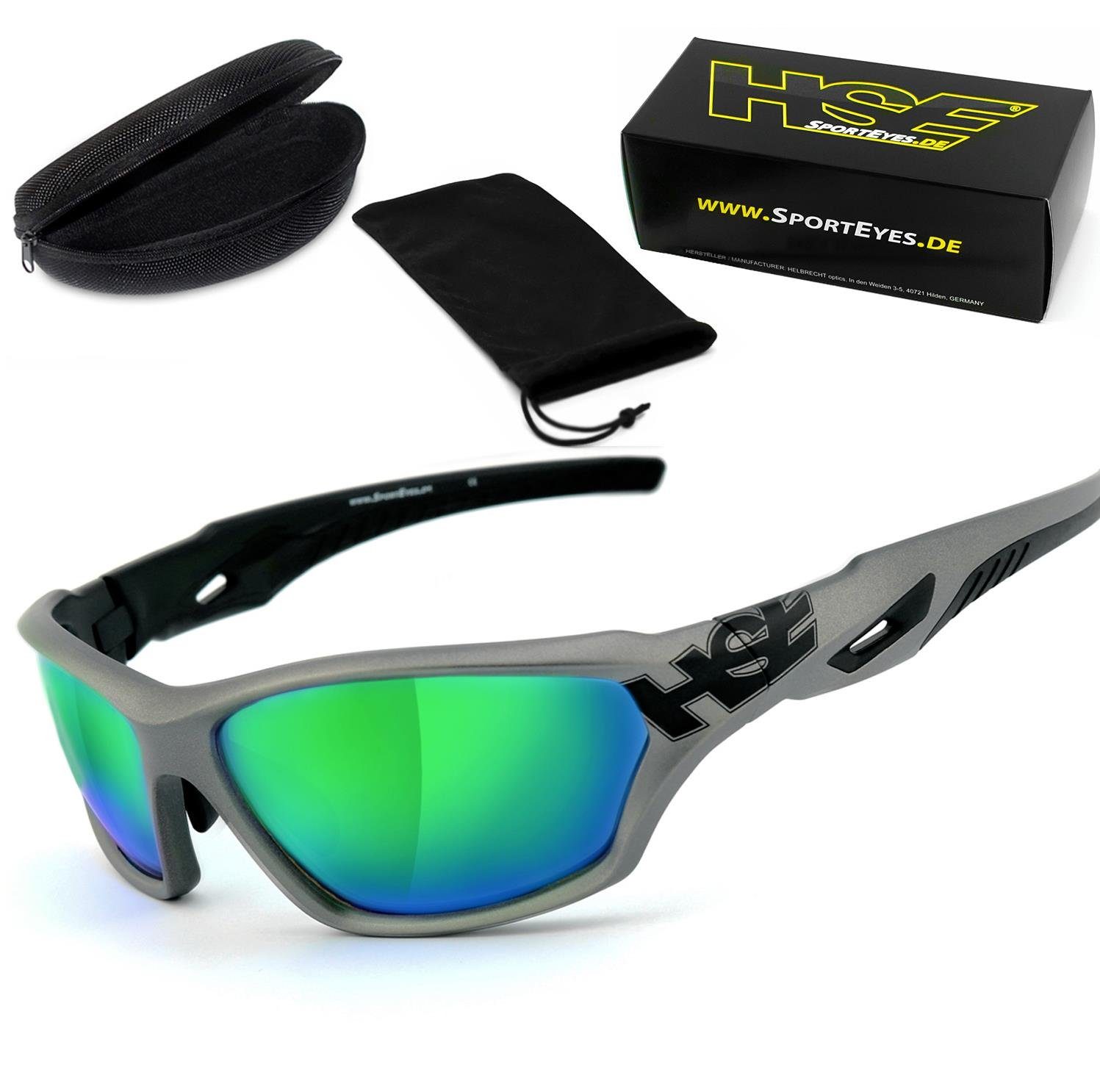 HSE - SportEyes Sportbrille 2093gm, Steinschlagbeständig durch Kunststoff-Sicherheitsglas