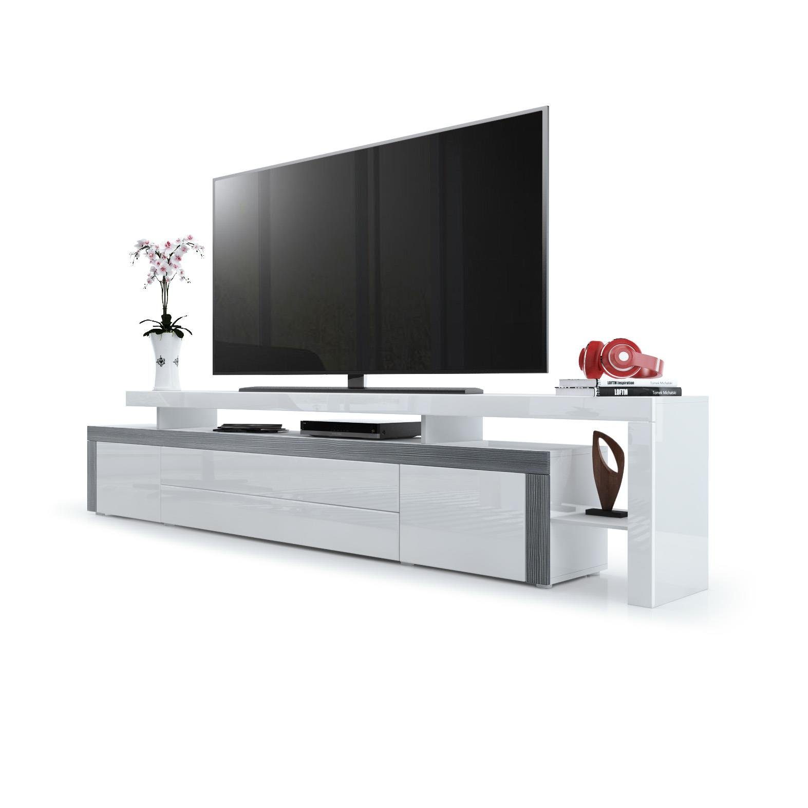 Vladon Lowboard Leon (TV-Kommode, mit zwei günstig online kaufen