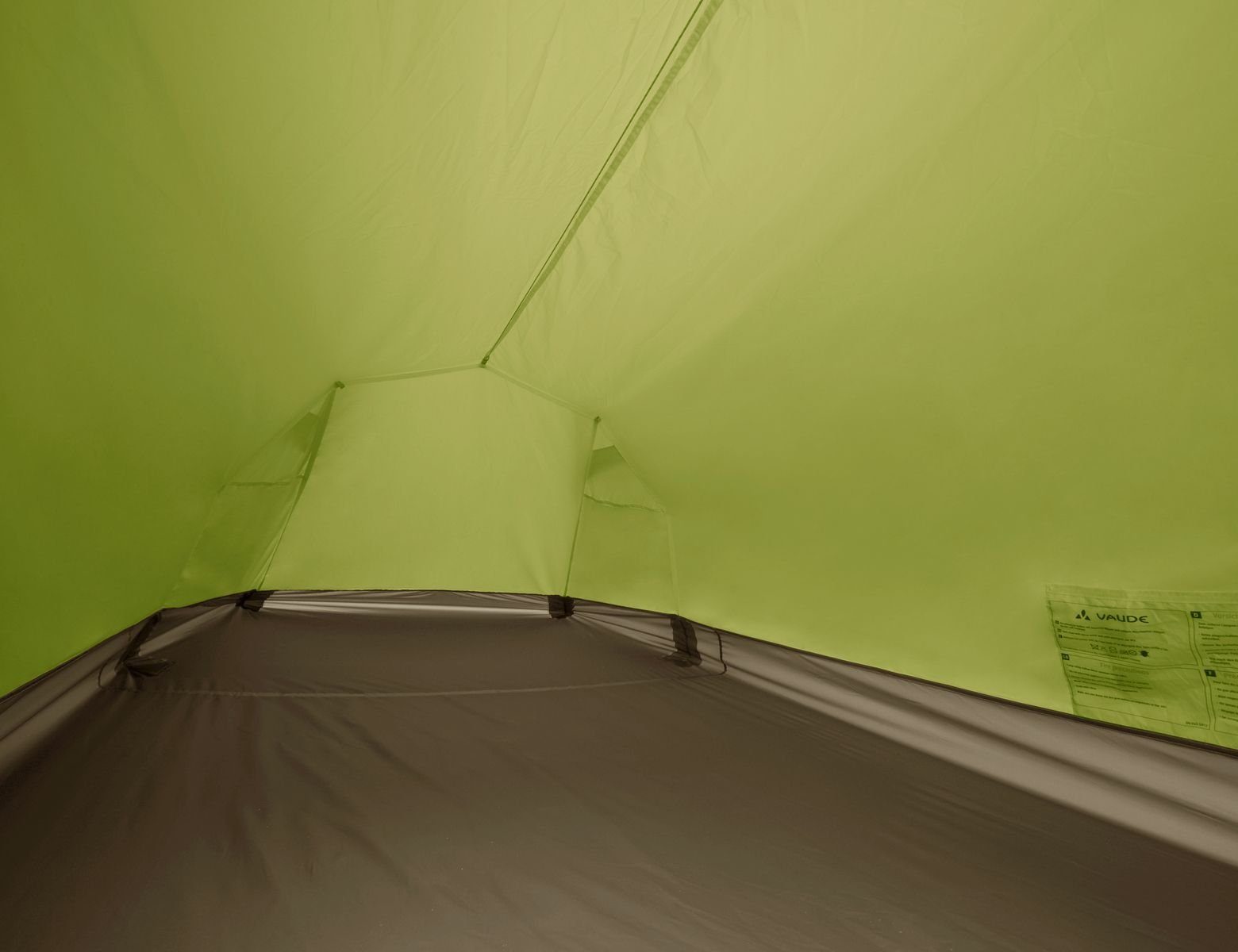 Tunnelzelt 2P Trekkingzelt VAUDE VauDe green Arco mossy 2,9kg) (Gewicht