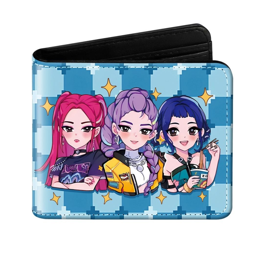suebidou Geldbörse K-Pop Demon Hunters PU-Leder Geldbörse stilvoll & funktional, nachhaltig, kreativ