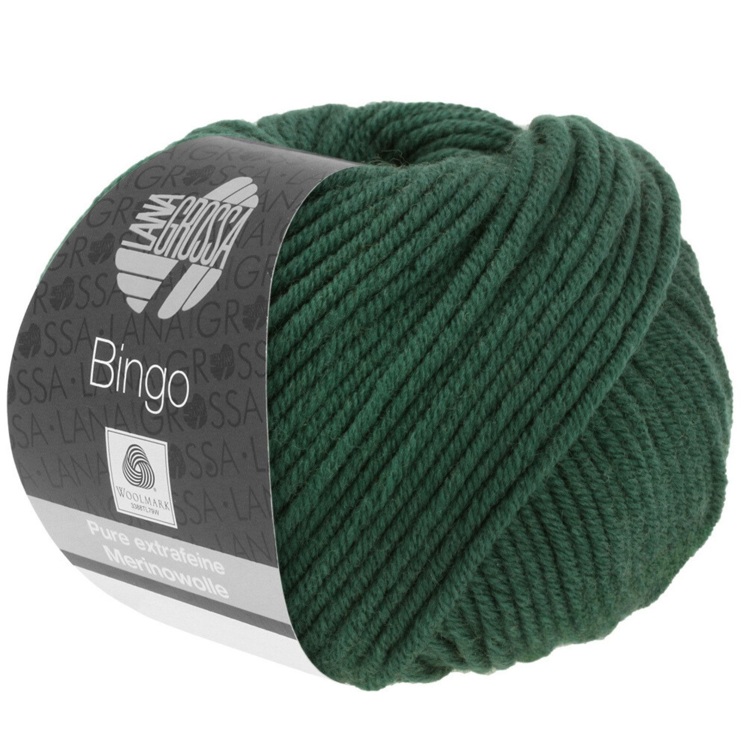 LANA GROSSA BINGO Häkelwolle, 80 m (extrafeine Merinowolle, waschmaschinenfest, für alle Strickprojekte), 50 g
