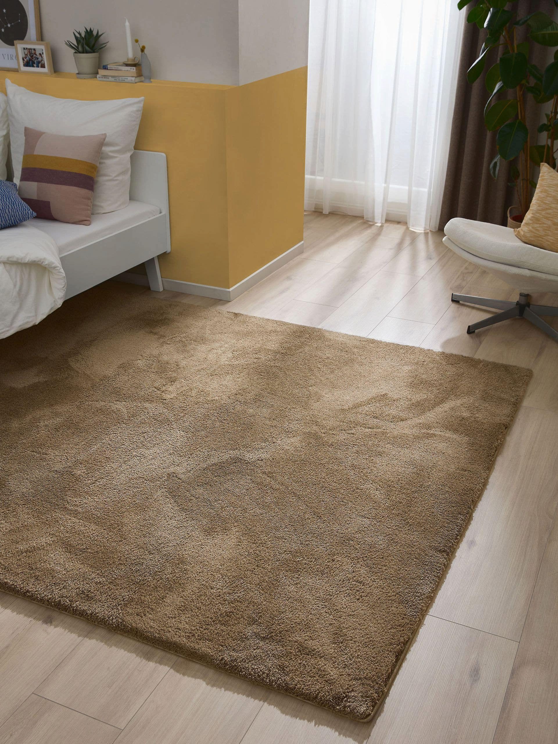 benuta Hochflor-Teppich Soda, rechteckig, Höhe: 21 mm, Kunstfaser, Berber, günstig online kaufen