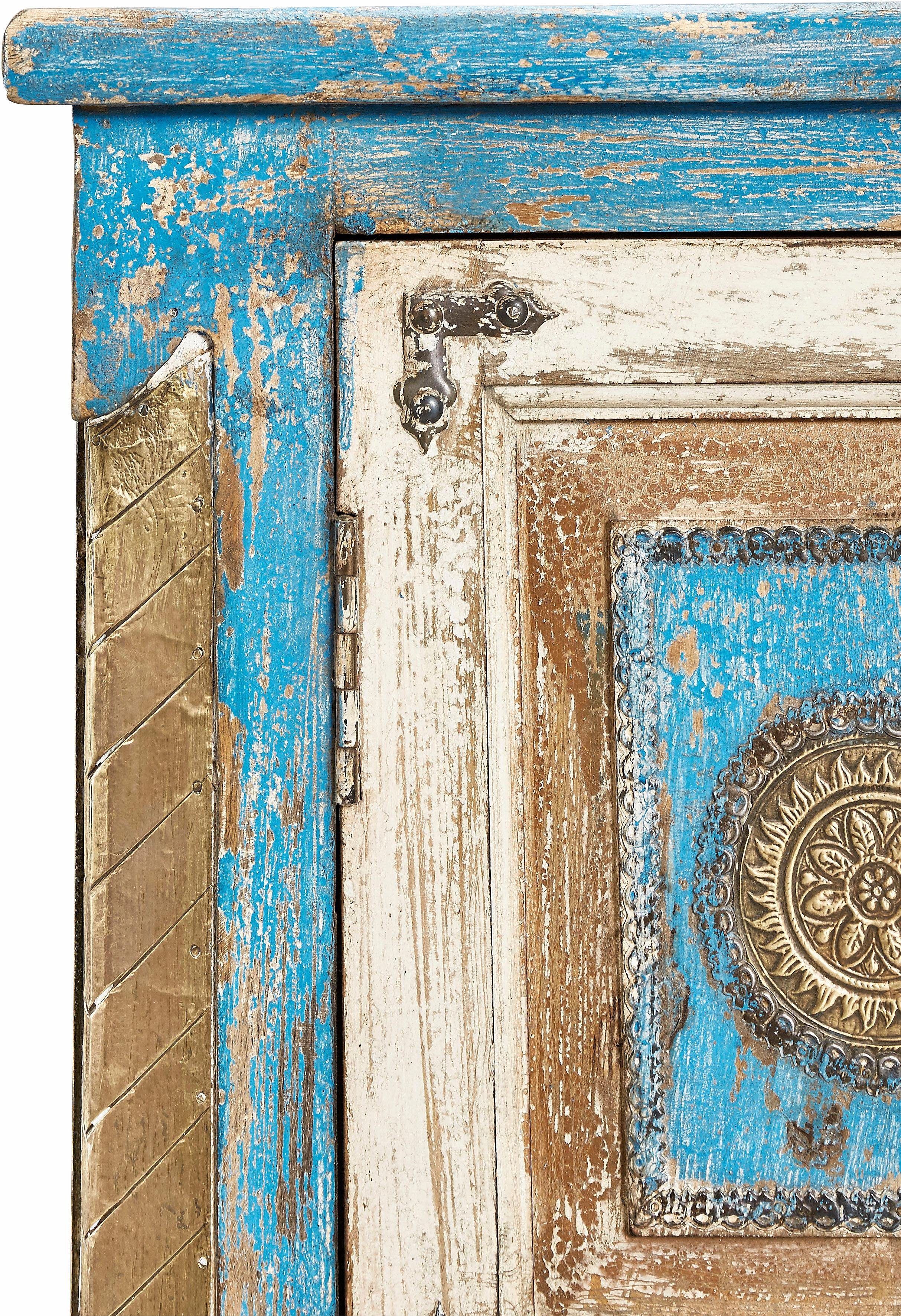 OTTO home Highboard, Stauraumschrank, Höhe 120 cm, mit aufwendiger Schnitzerei