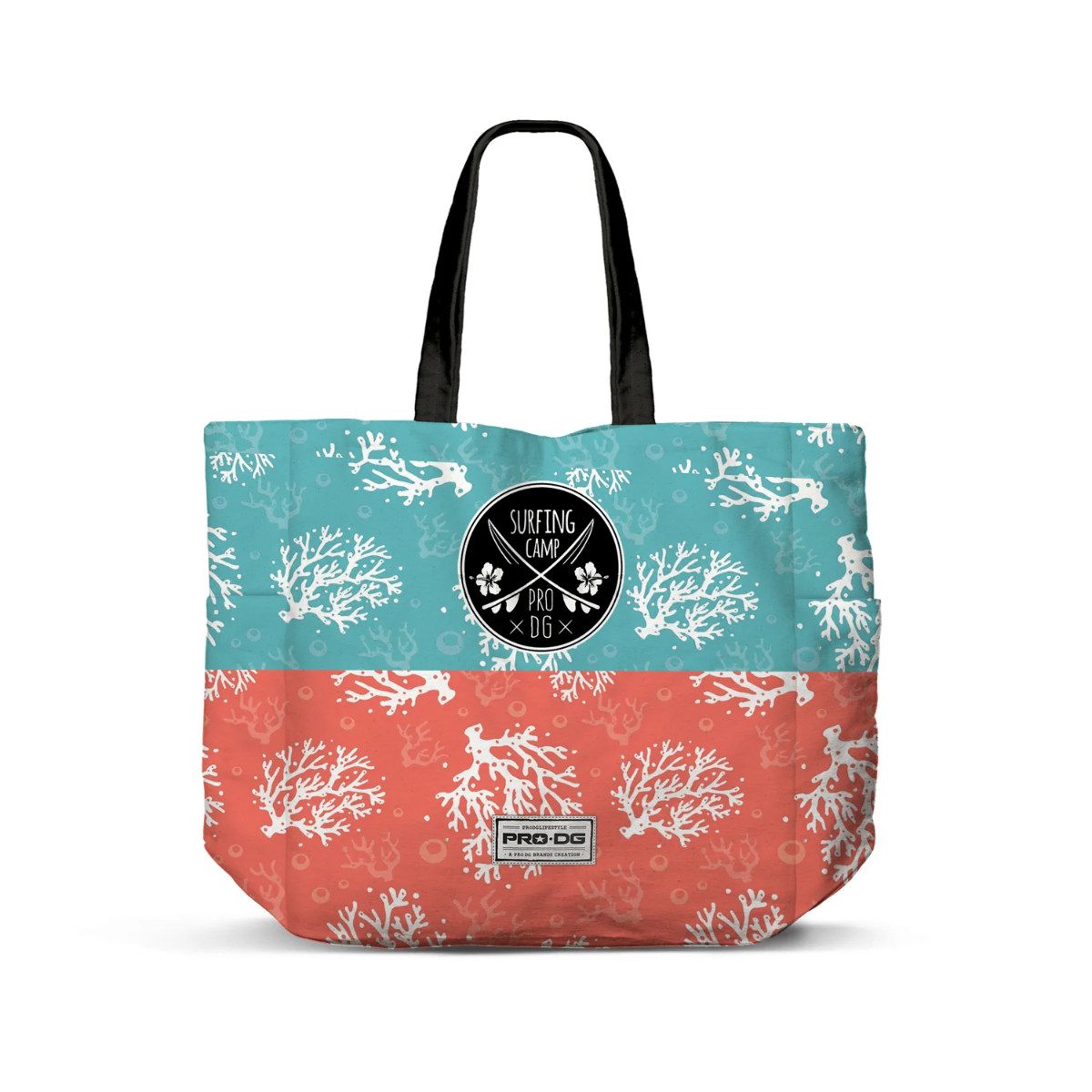Shopper - Surfcamp Tote Bag horizontal mit Reißverschluss und Innentasche