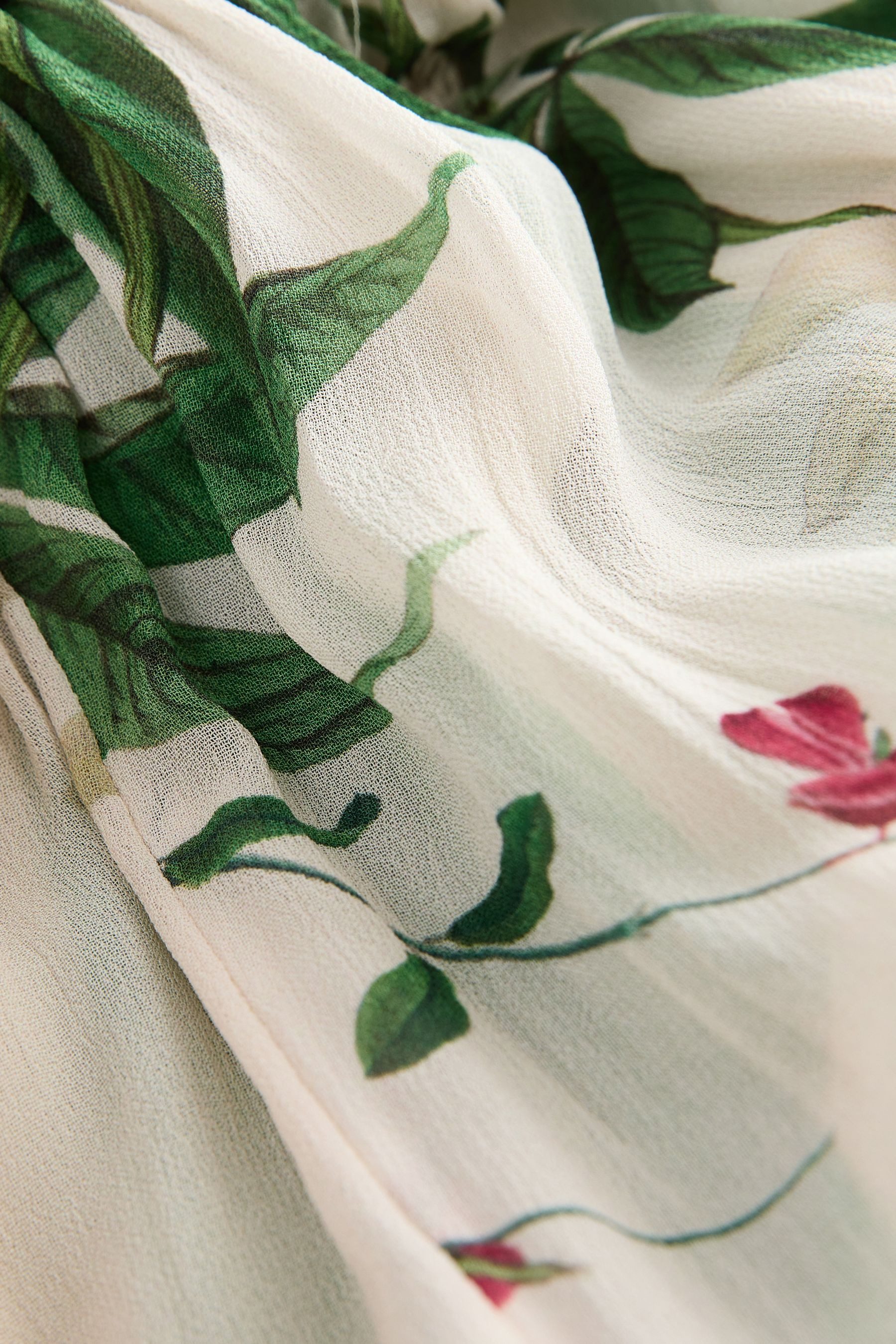 Next Maxikleid Langärmeliges, plissiertes Maxikleid (1-tlg) günstig online kaufen