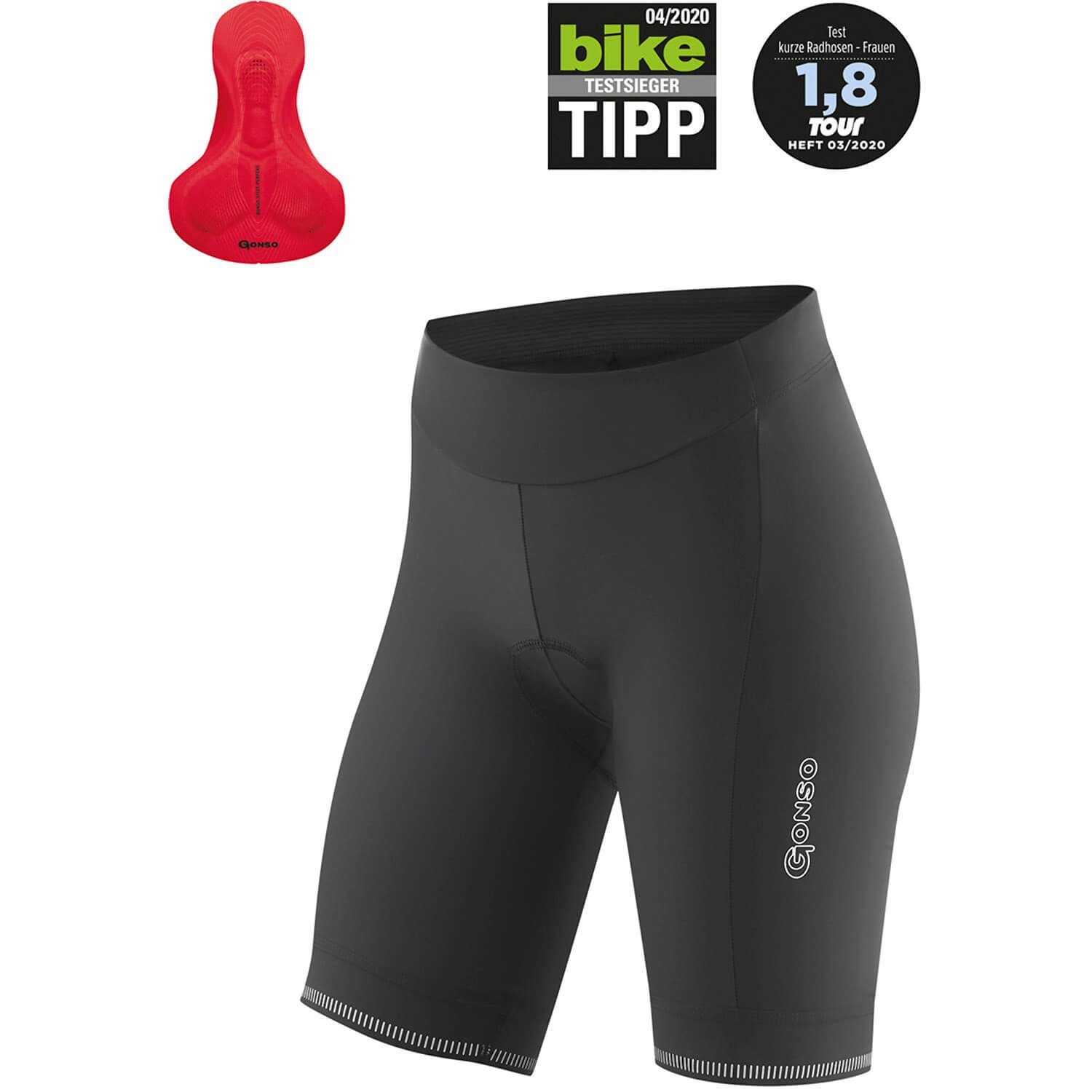 Gonso 2-in-1-Shorts Shorts Bike Sitivo Red Uni