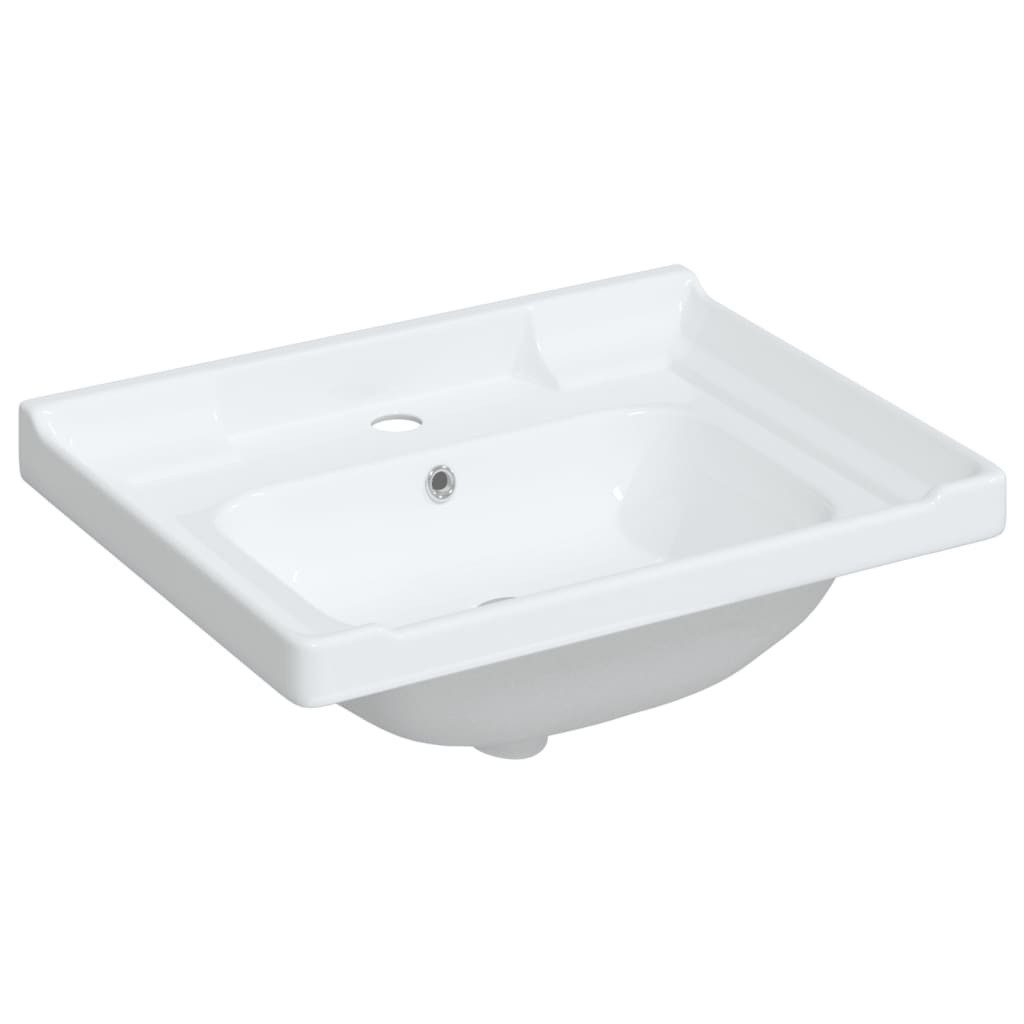 vidaXL Waschbecken Waschbecken Weiß 61x48x23 cm günstig online kaufen