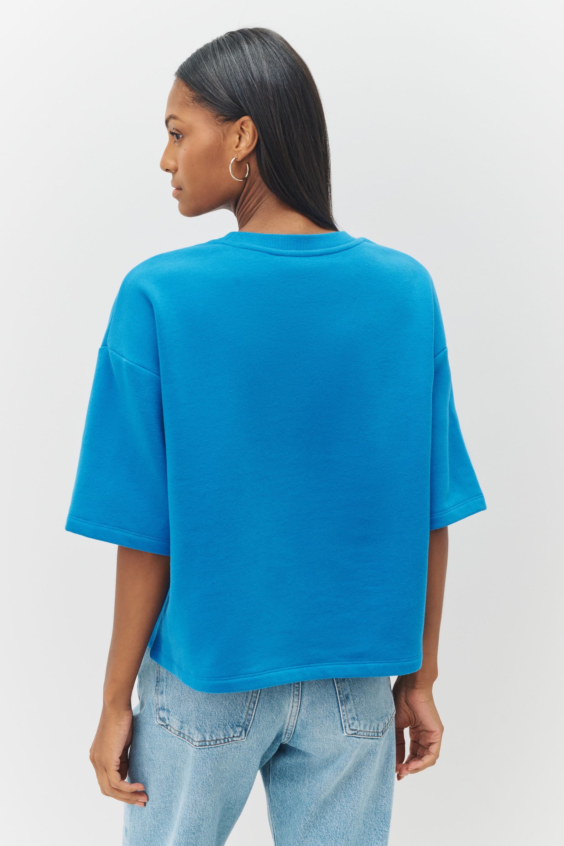 Next Sweater Gewaschenes T-Shirt aus schwerem Stoff (1-tlg) günstig online kaufen