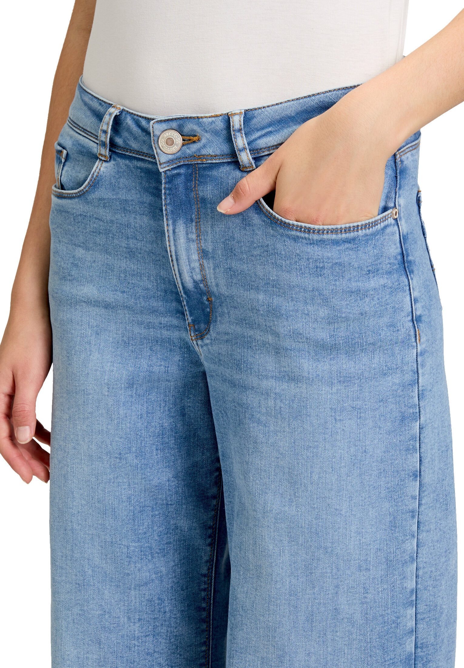 Betty&Co High-waist-Jeans Damen mit weitem Bein
