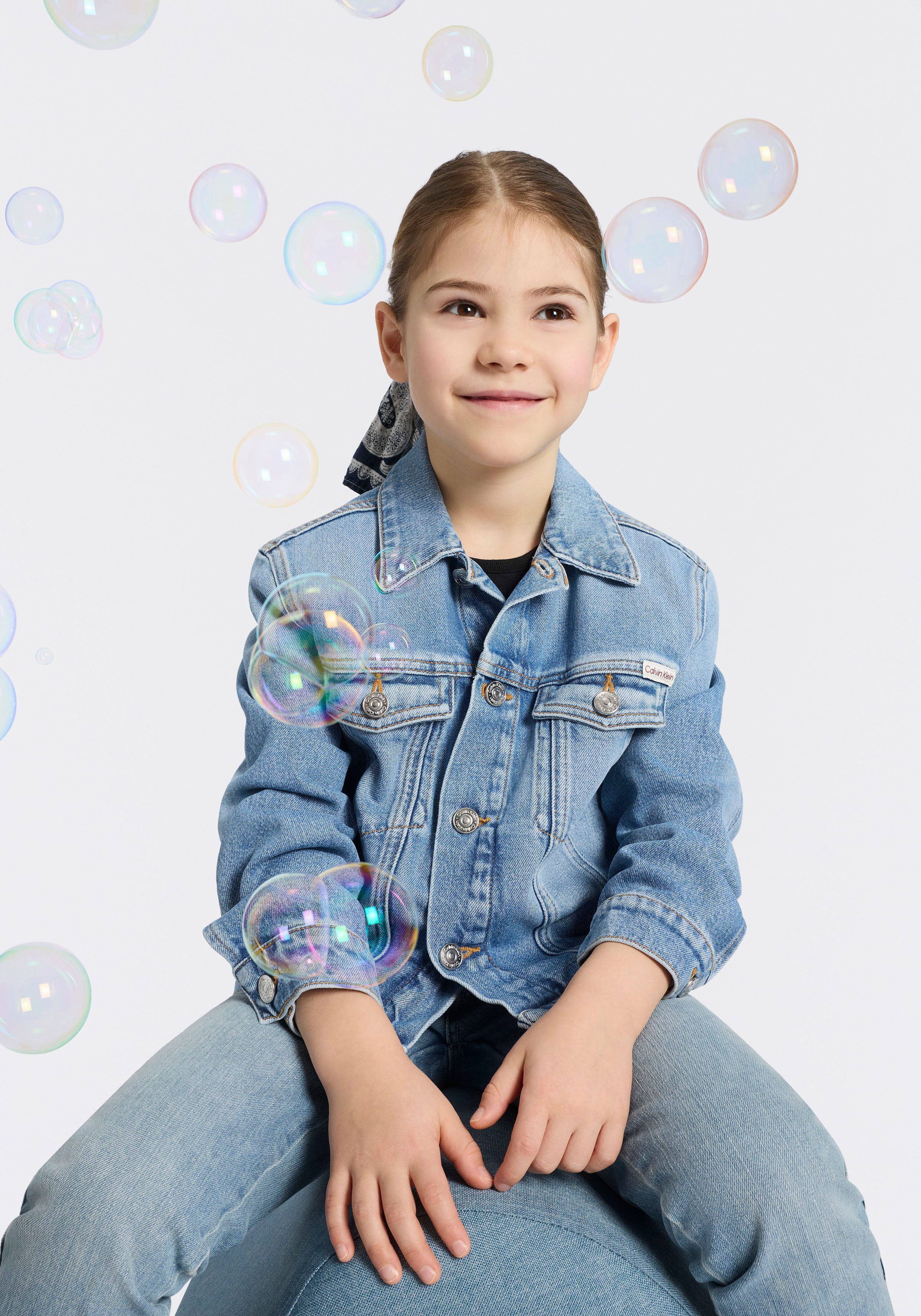 Calvin Klein Jeans Jeansjacke Regular fit, für Kinder bis 16 Jahre