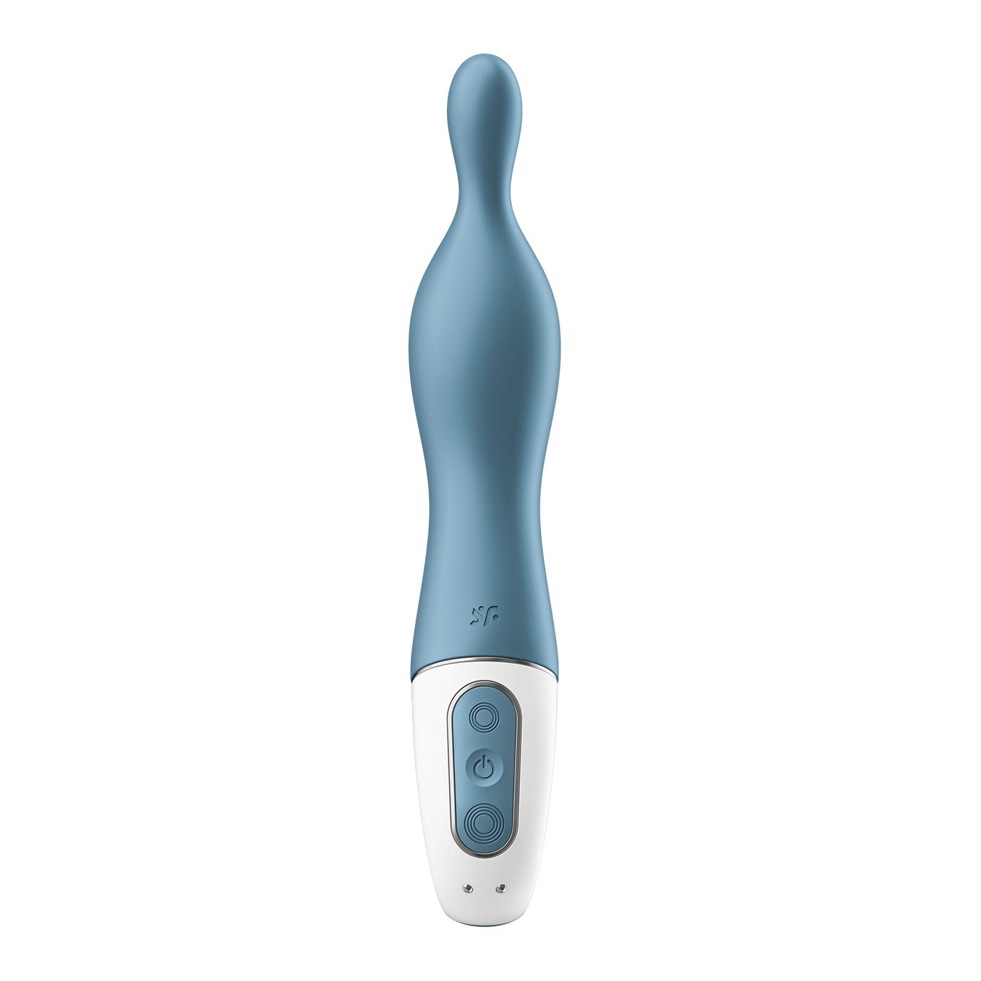 Satisfyer Klitoris-Stimulator Satisfyer "A-Mazing 1", 21,5cm blau flexible Spitze, A-Punkt-Vibrator