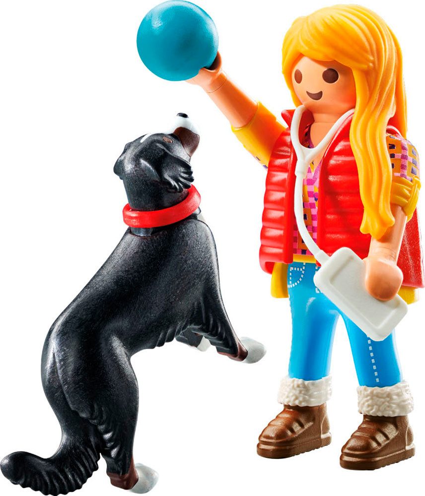 Playmobil® Frau mit Sennenhund (71738), Playmobil My Life Konstruktions-Spi günstig online kaufen