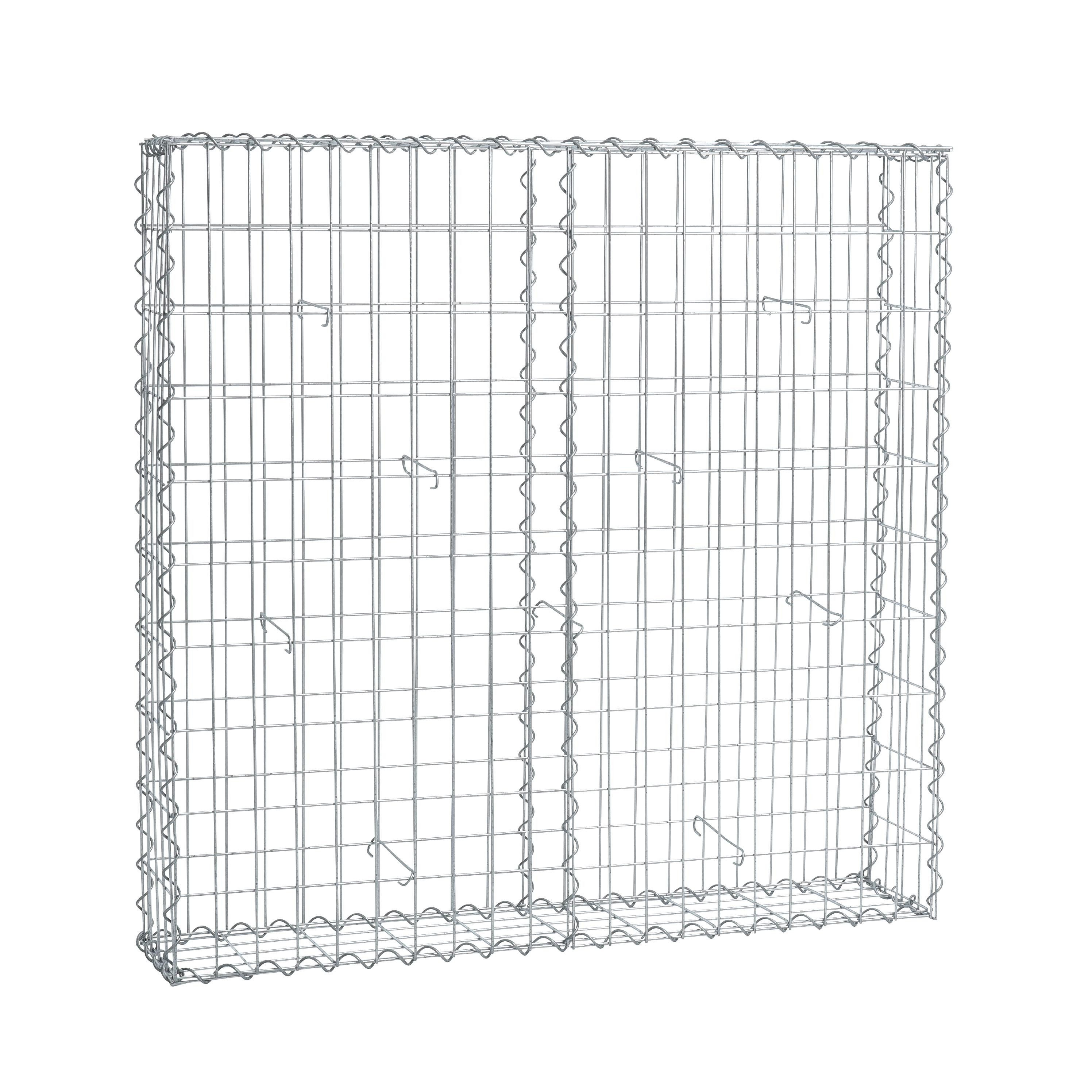 ESTEXO Gabionenzaun Gabione Steingabionen Steinkorb Gabionen Wand Drahtkorb 100 x 100 x